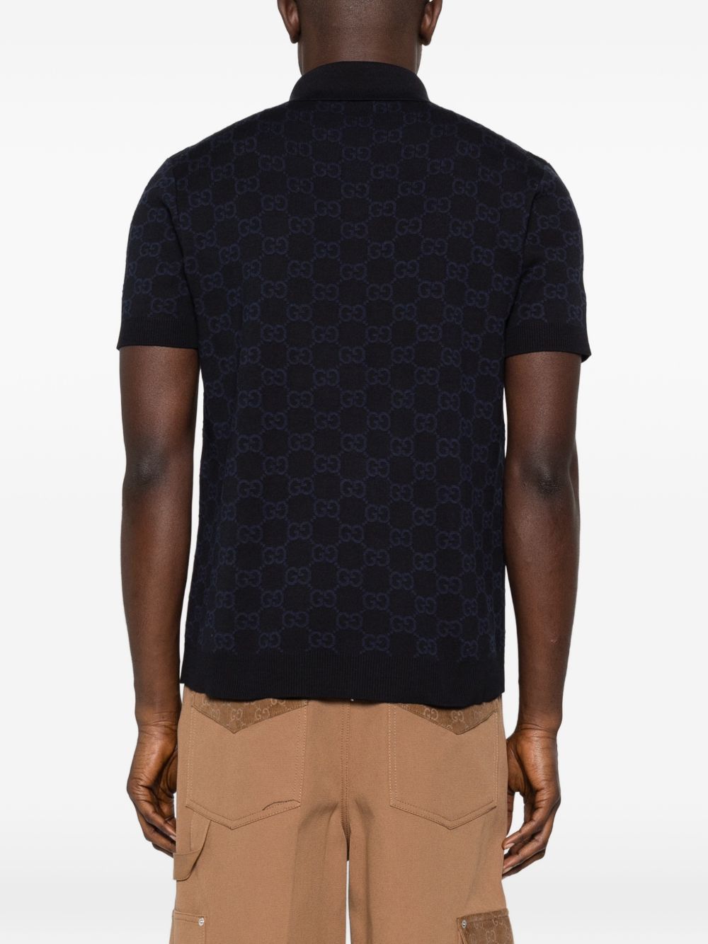 Gucci GG COTTON AND SILK POLO SHIRT Size US S / EU 44-46 / 1 - 2 Thumbnail