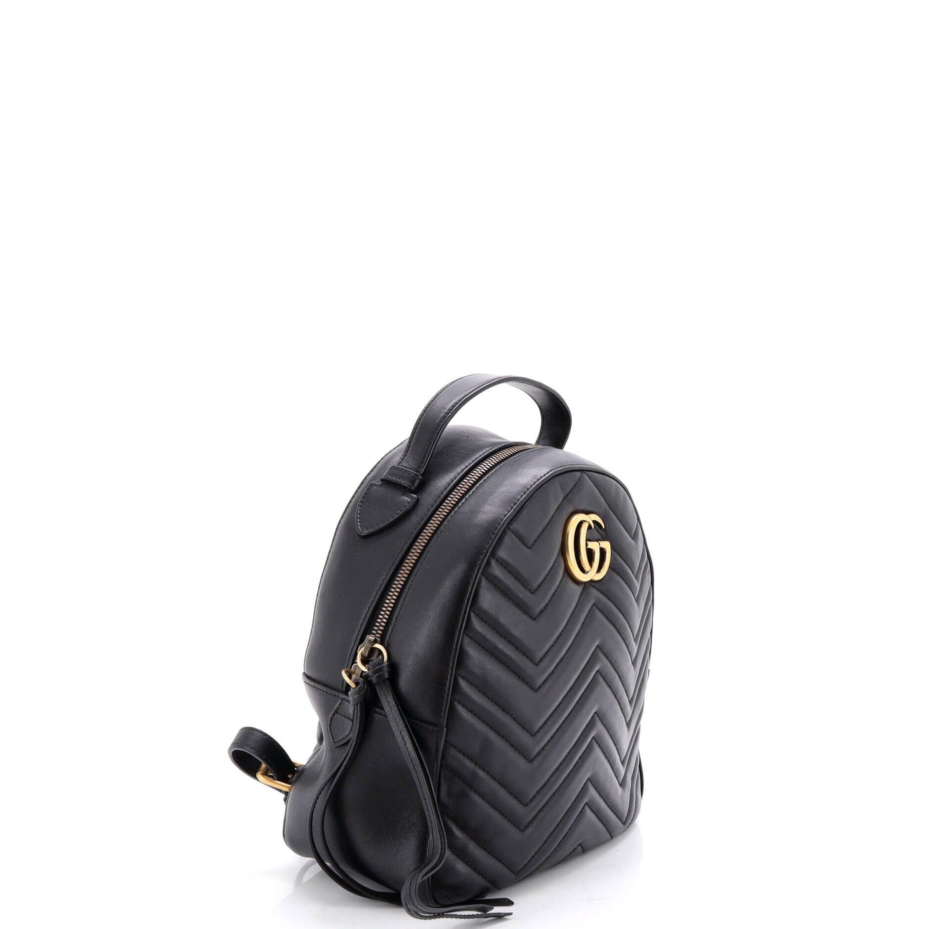 Gucci GG Marmont Backpack Size ONE SIZE - 2 Thumbnail