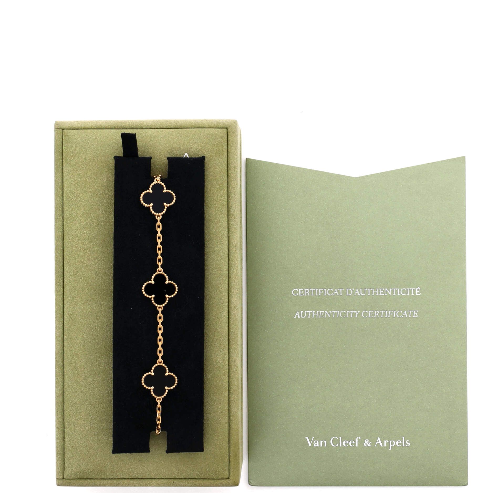 Van Cleef & Arpels Vintage Alhambra 5 Motifs Bracelet Size ONE SIZE - 2 Thumbnail