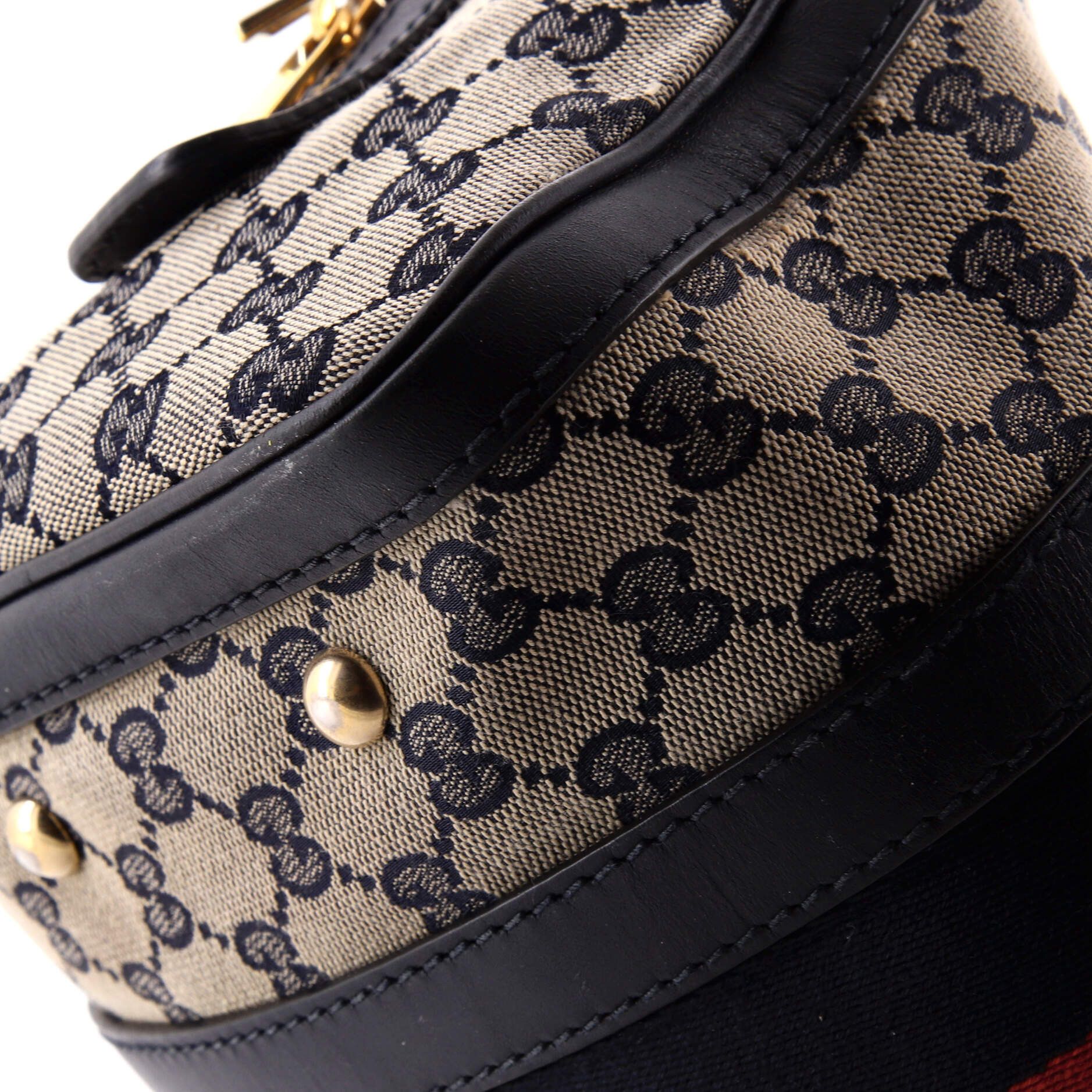 Gucci Vintage Web Boston Bag Size ONE SIZE - 6 Thumbnail