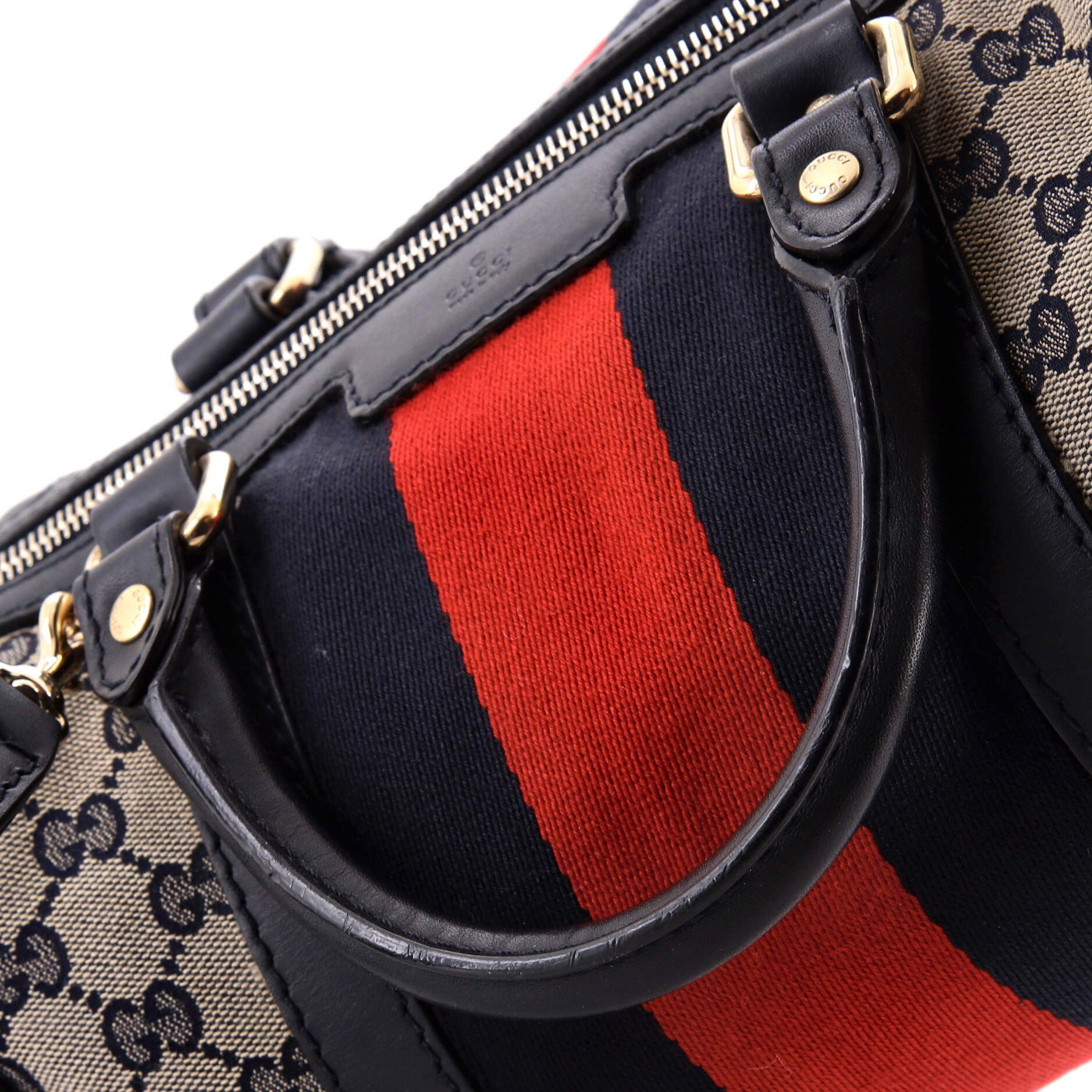 Gucci Vintage Web Boston Bag Size ONE SIZE - 7 Thumbnail