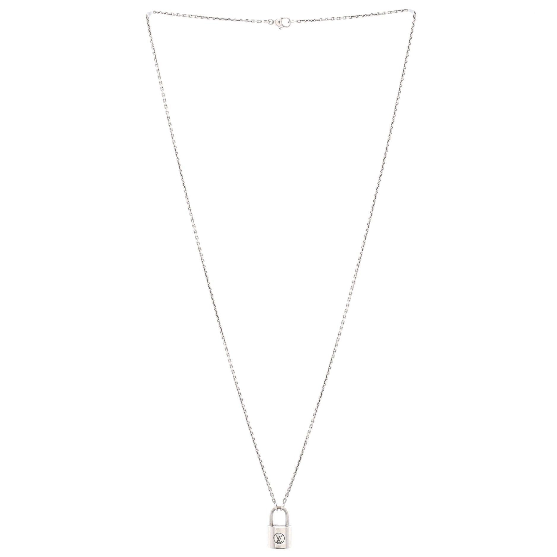 Louis Vuitton Lockit Pendant Necklace Size ONE SIZE - 2 Thumbnail