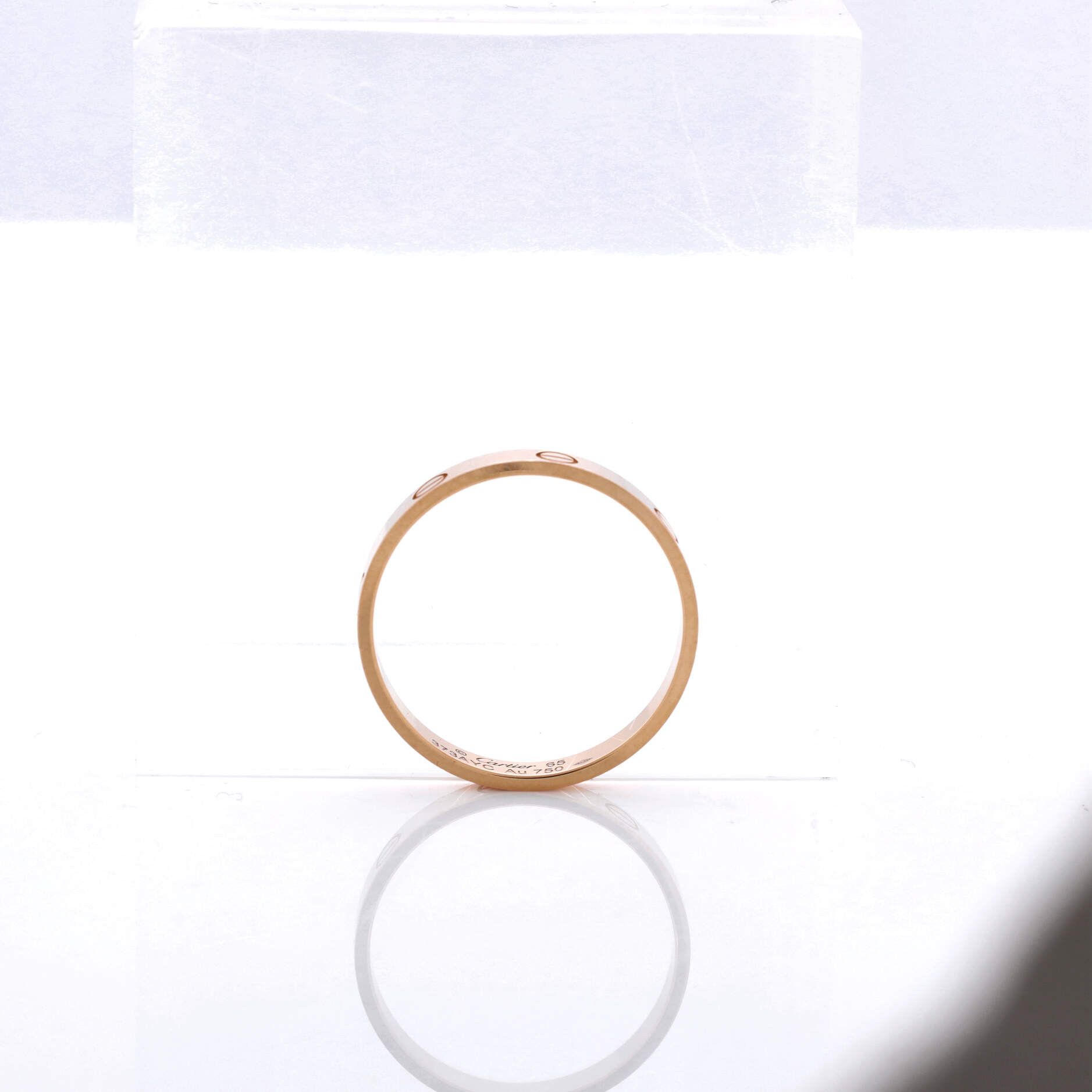 Cartier Love Wedding Band Ring Size ONE SIZE - 4 Thumbnail