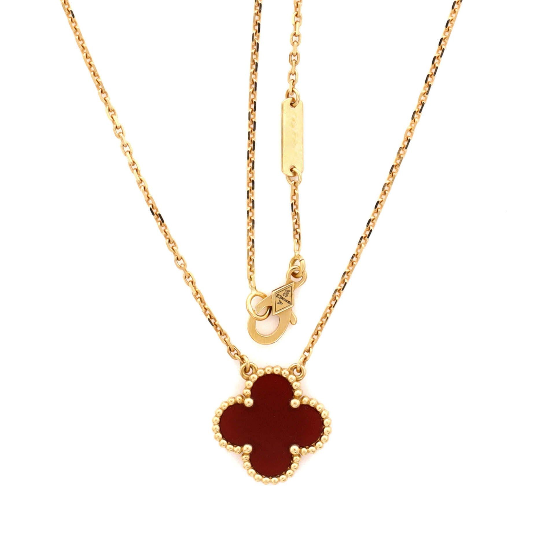 Van Cleef & Arpels Vintage Alhambra Pendant Necklace Size ONE SIZE - 3 Thumbnail