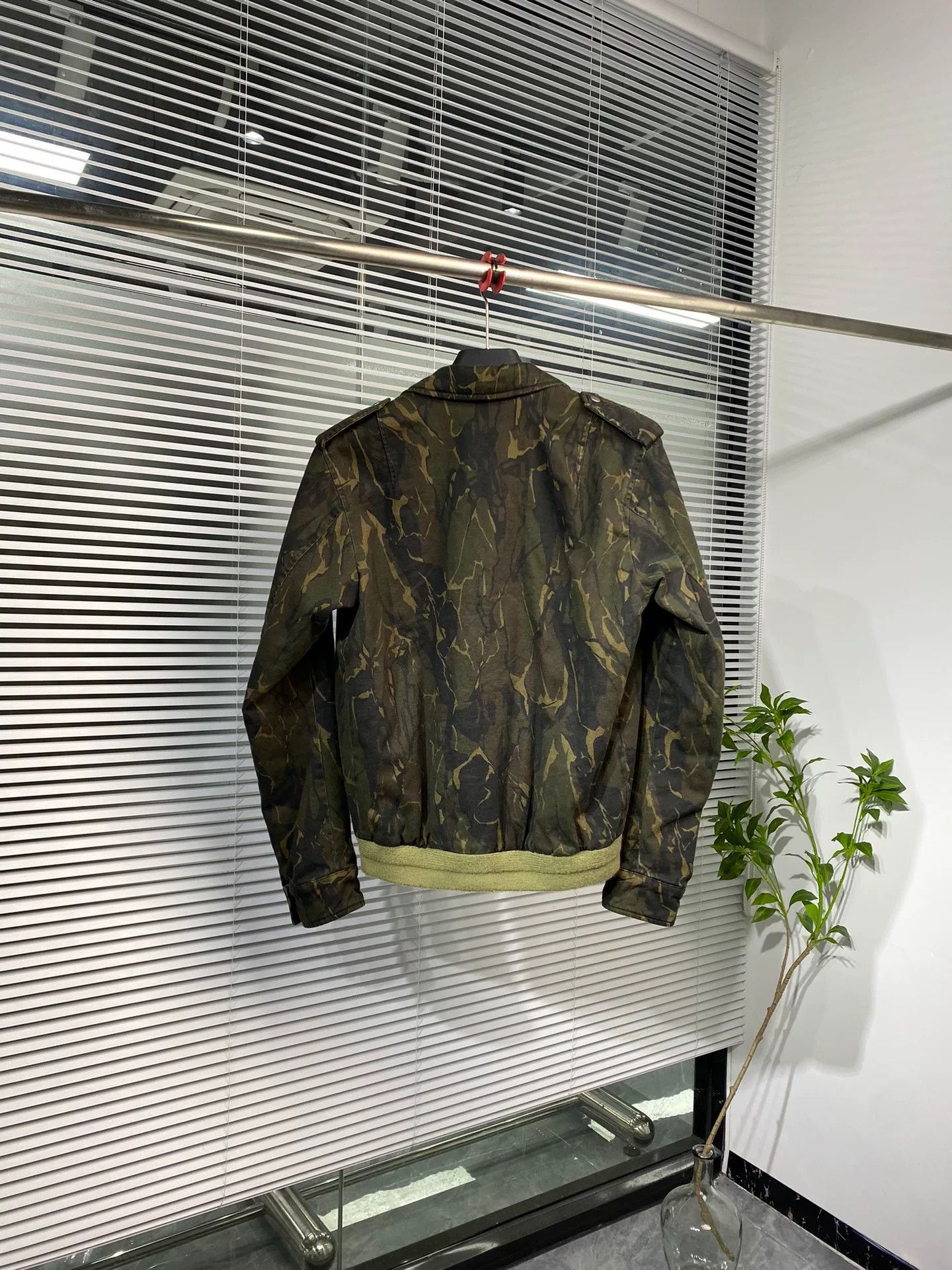 Saint Laurent Paris Saint Laurent Camouflage Biker Jacket Size US M / EU 48-50 / 2 - 2 Thumbnail