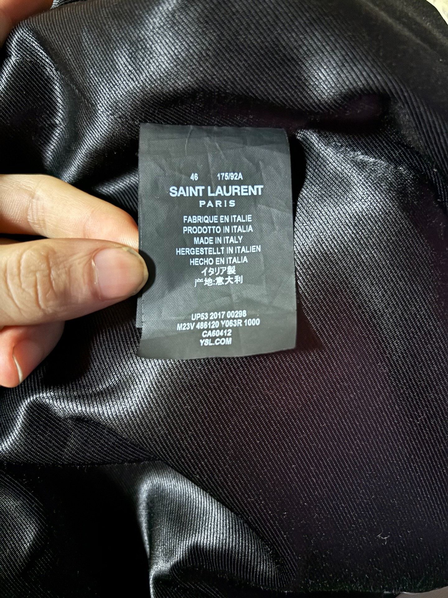 Anthony Vaccarello Saint Laurent Double-Breasted Gold Button Coat Size US S / EU 44-46 / 1 - 5 Thumbnail