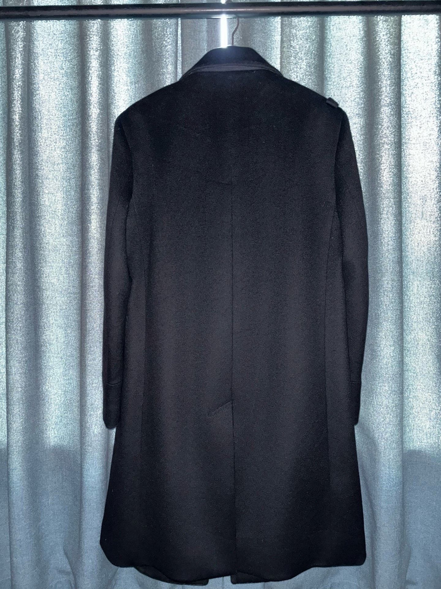 Anthony Vaccarello Saint Laurent Double-Breasted Gold Button Coat Size US S / EU 44-46 / 1 - 2 Thumbnail