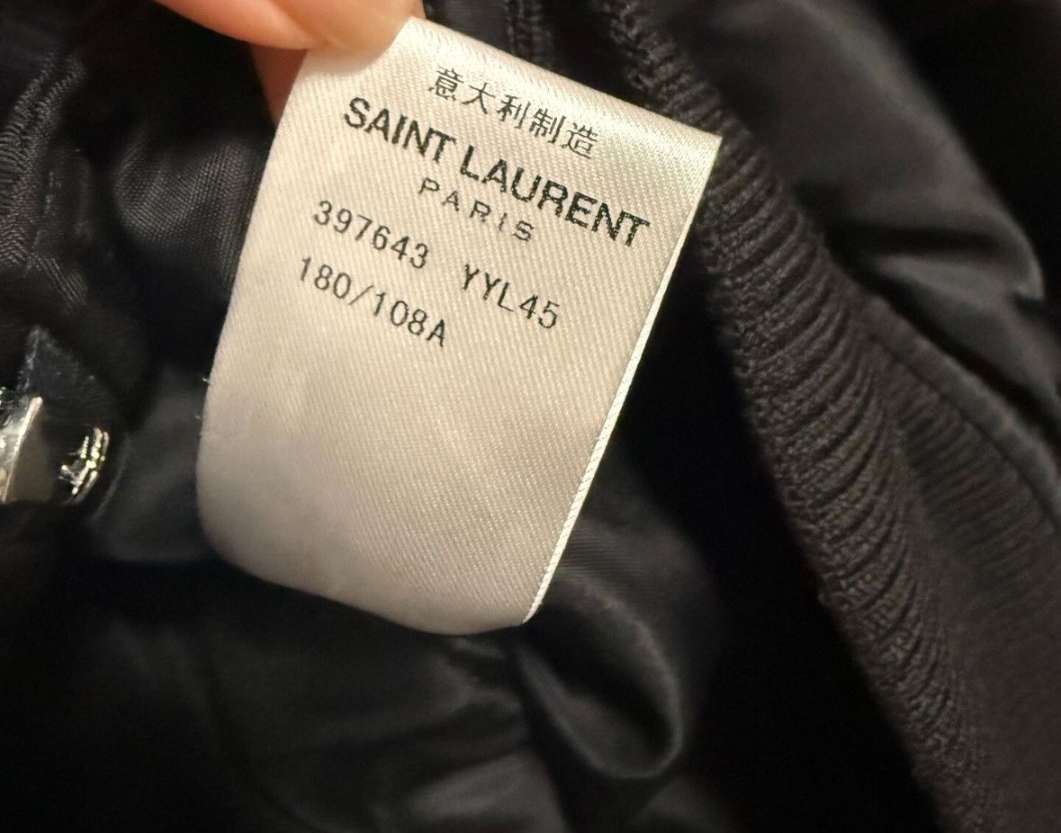 Saint Laurent Paris Saint Laurent Paris Black Bomber Jacket Size US XL / EU 56 / 4 - 6 Thumbnail