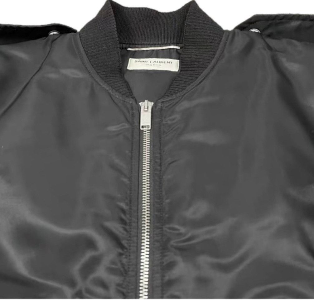 Saint Laurent Paris Saint Laurent Paris Black Bomber Jacket Size US XL / EU 56 / 4 - 2 Thumbnail