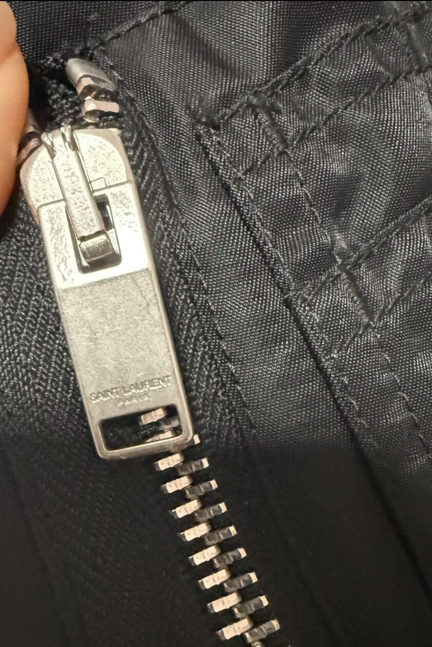 Saint Laurent Paris Saint Laurent Paris Black Bomber Jacket Size US XL / EU 56 / 4 - 5 Thumbnail
