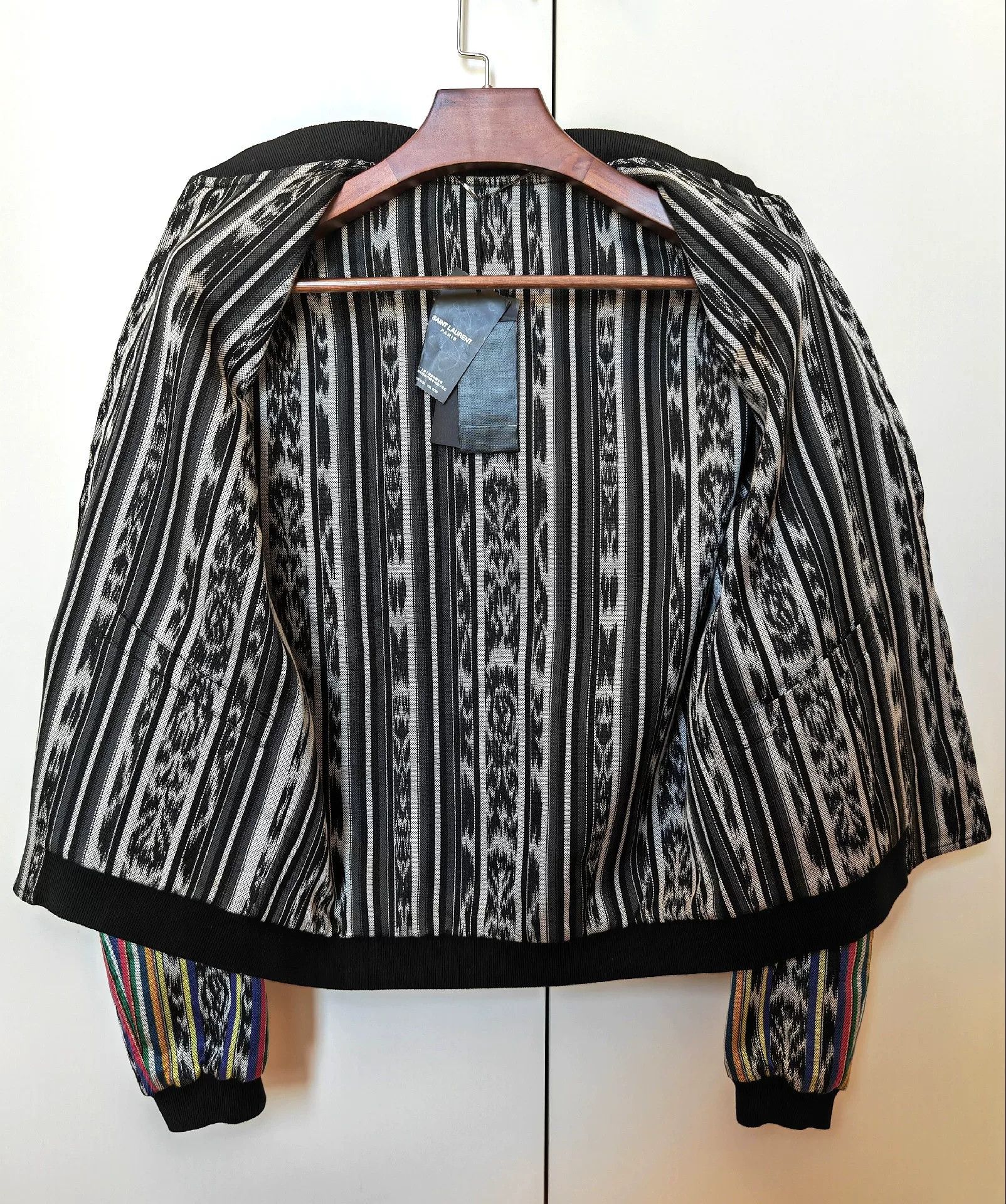Saint Laurent Paris Saint Laurent 2018 Men's Rainbow Teddy Jacket Size US M / EU 48-50 / 2 - 3 Thumbnail