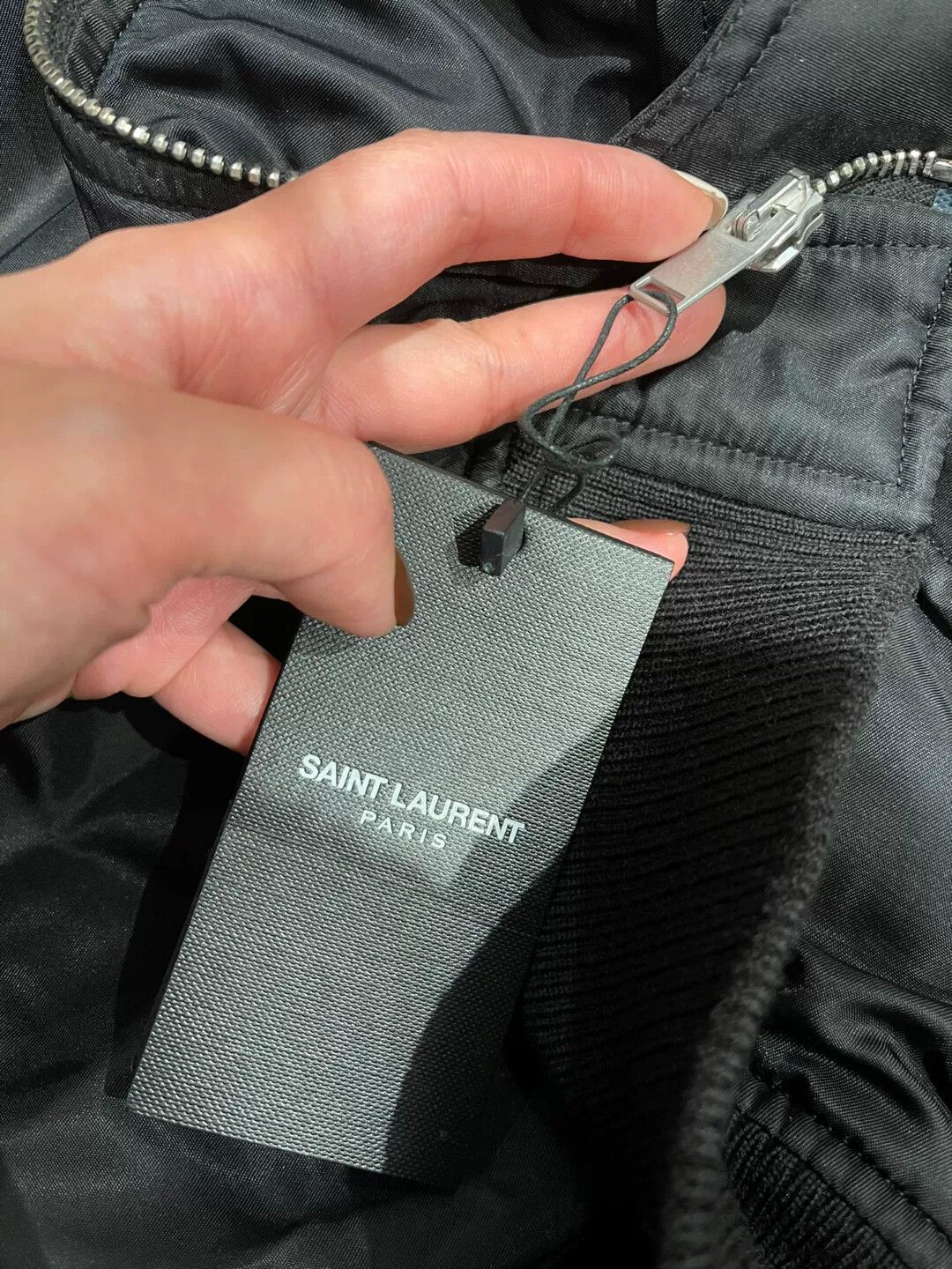 Yves Saint Laurent Saint Laurent Black Bomber Jacket Size S / US 4 / IT 40 - 6 Thumbnail