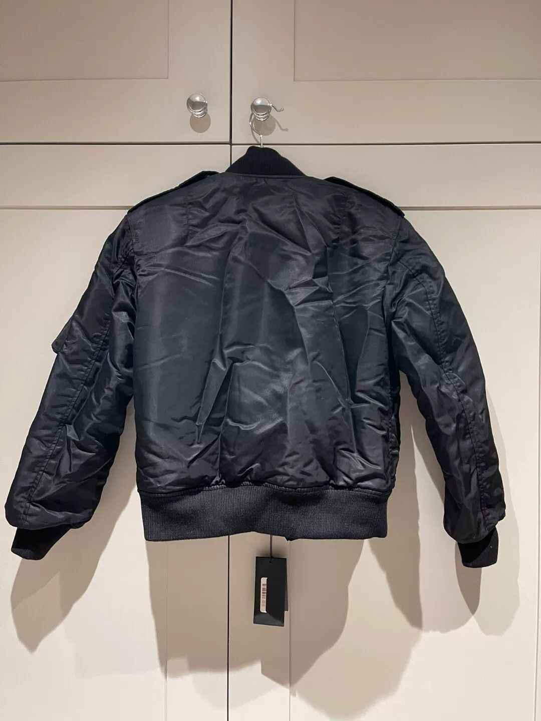 Yves Saint Laurent Saint Laurent Black Bomber Jacket Size S / US 4 / IT 40 - 3 Thumbnail
