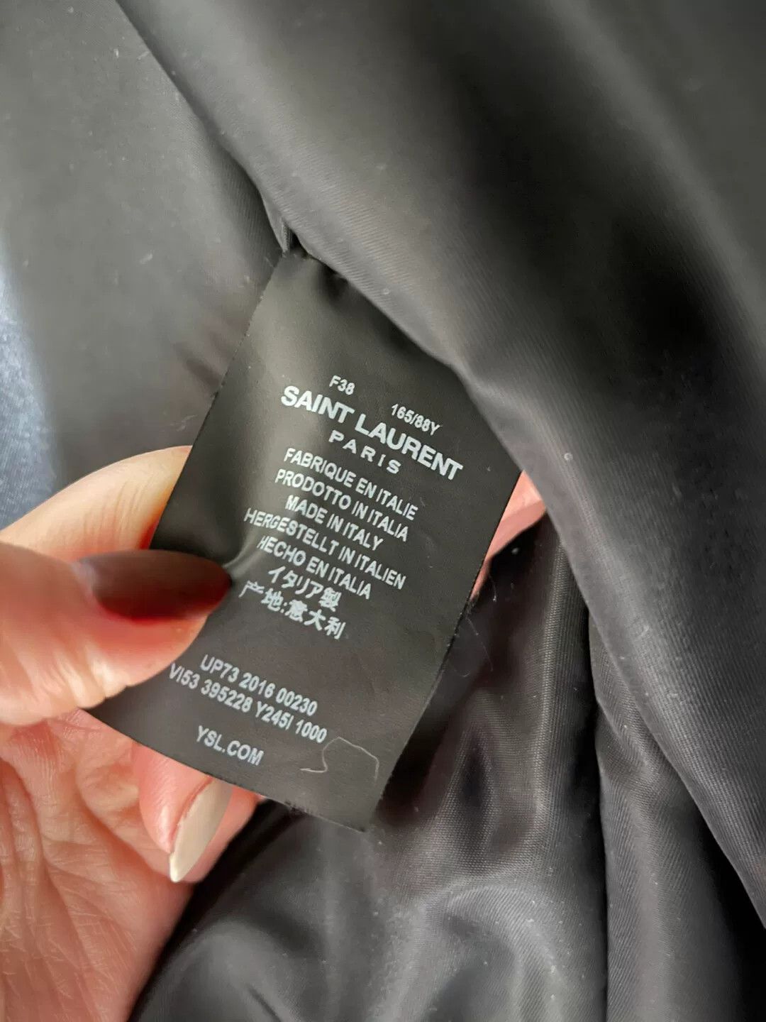 Yves Saint Laurent Saint Laurent Black Bomber Jacket Size S / US 4 / IT 40 - 4 Thumbnail