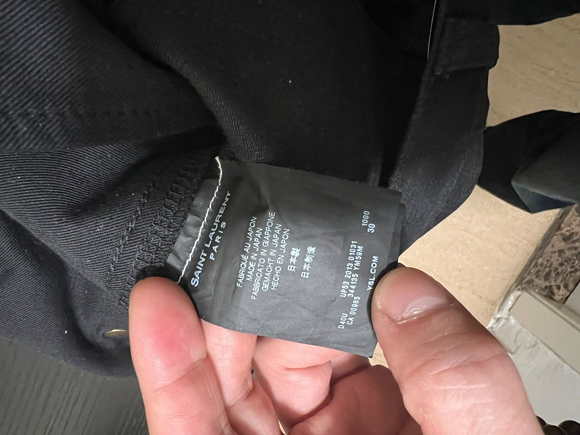 Saint Laurent Paris Saint Laurent D03 Black Jeans Size US 30 / EU 46 - 4 Thumbnail