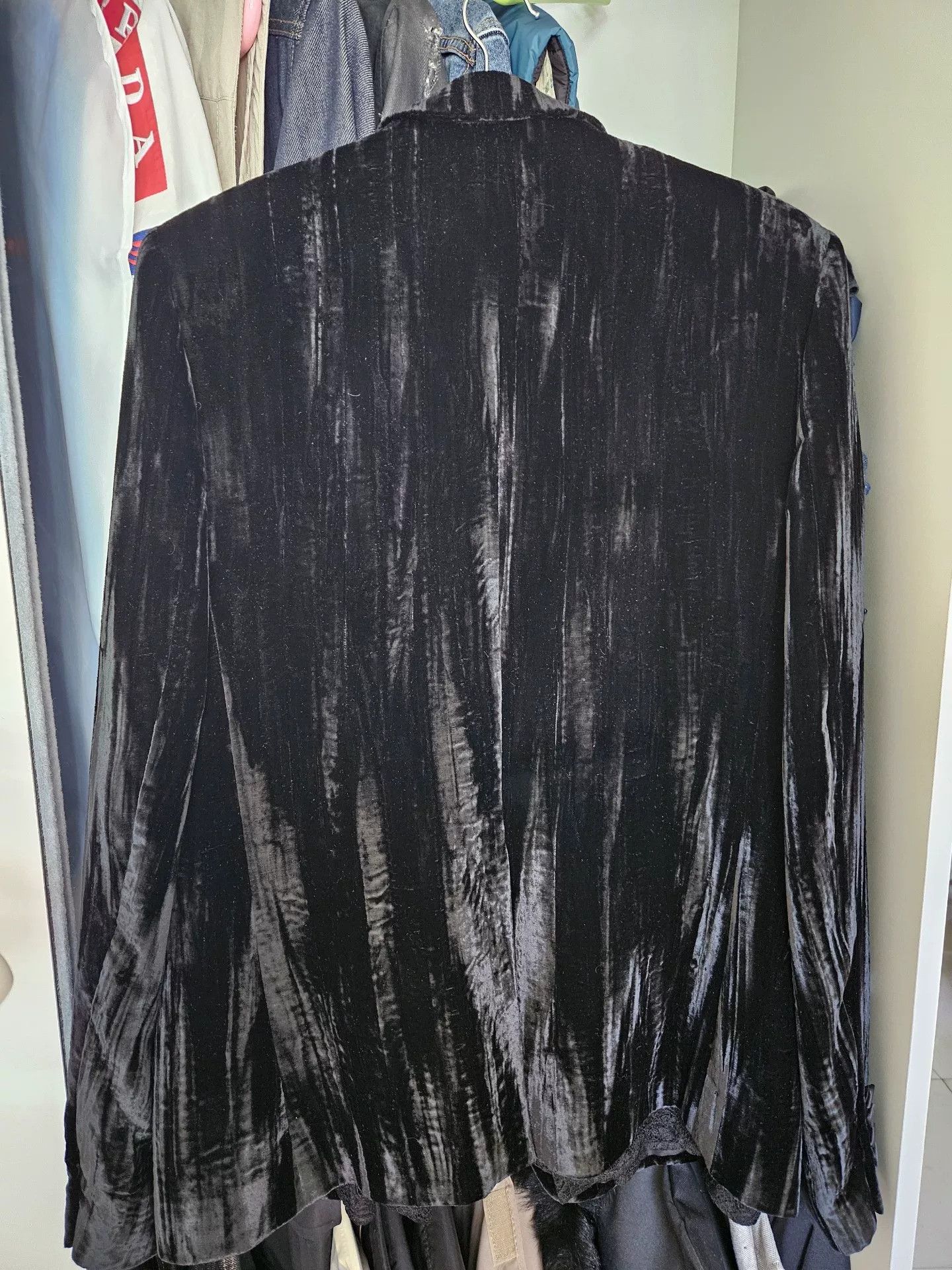 Saint Laurent Paris Saint Laurent Black Velvet Blazer Size US S / EU 44-46 / 1 - 2 Thumbnail