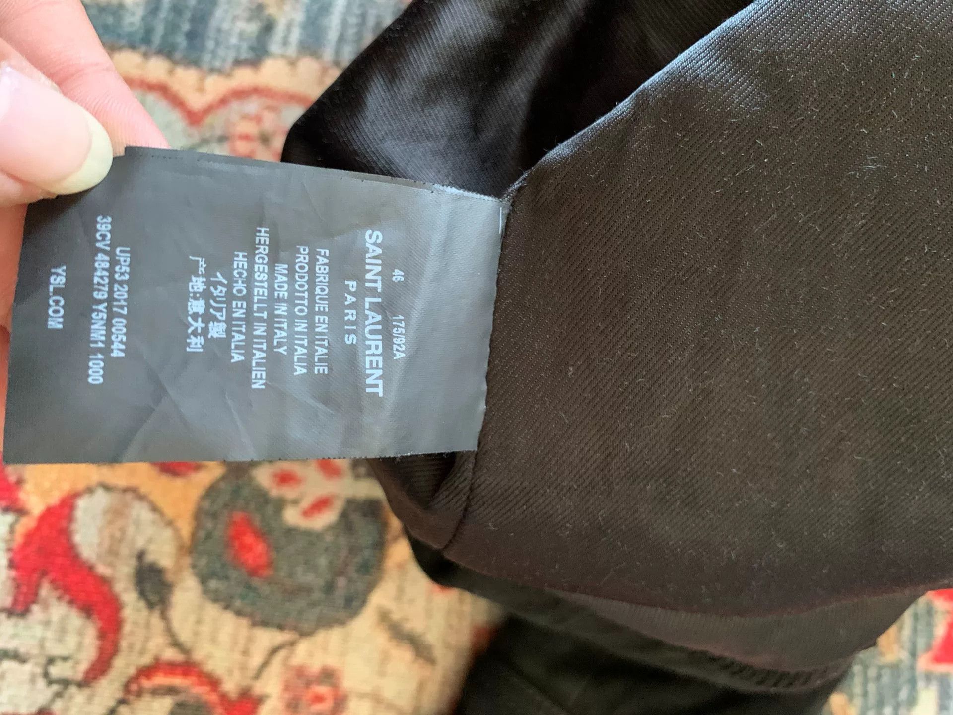 Yves Saint Laurent Saint Laurent Black Suede Jacket Size US S / EU 44-46 / 1 - 6 Thumbnail