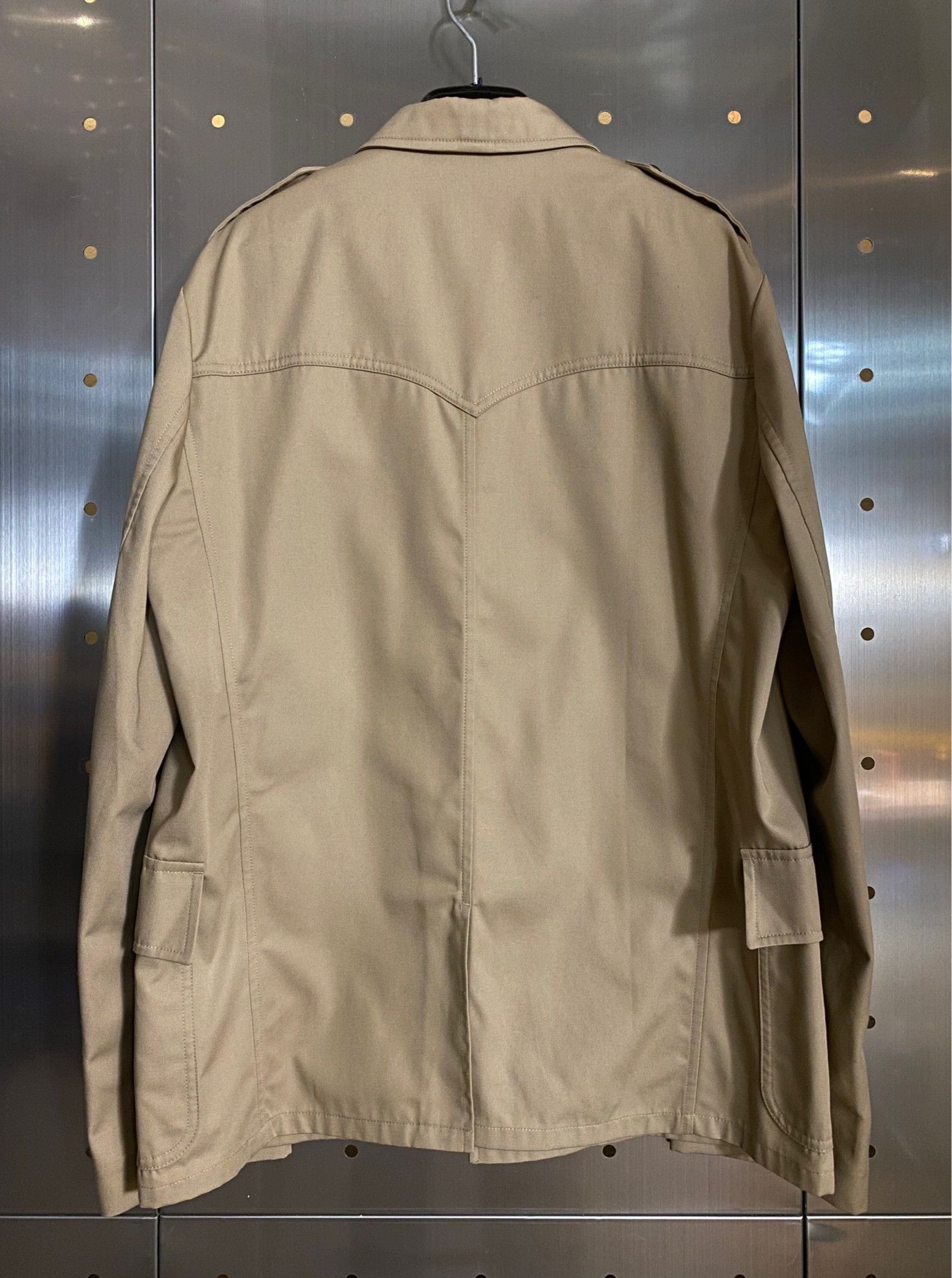 Hedi Slimane Saint Laurent Beige Military Jacket Size US M / EU 48-50 / 2 - 5 Thumbnail