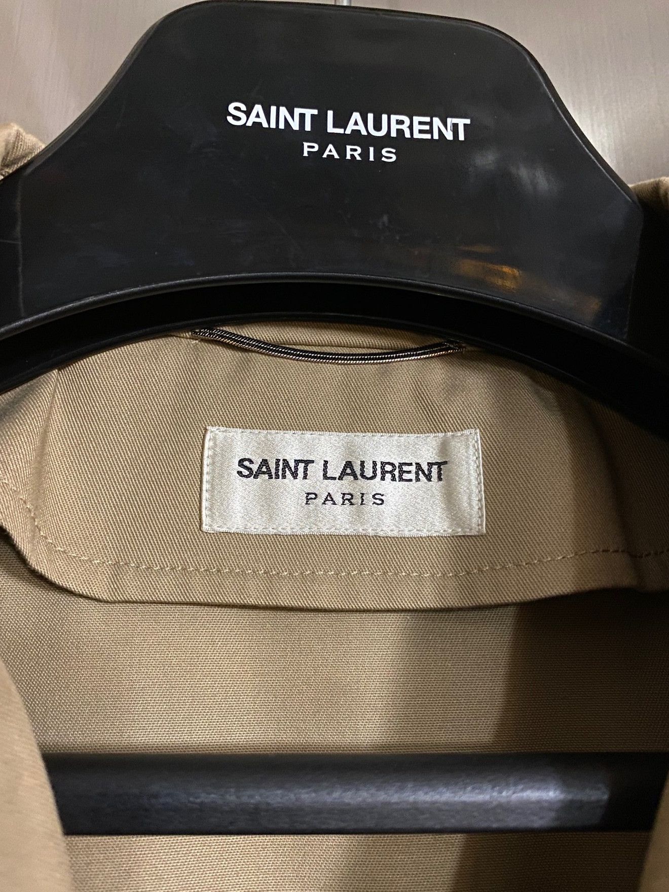Hedi Slimane Saint Laurent Beige Military Jacket Size US M / EU 48-50 / 2 - 3 Thumbnail