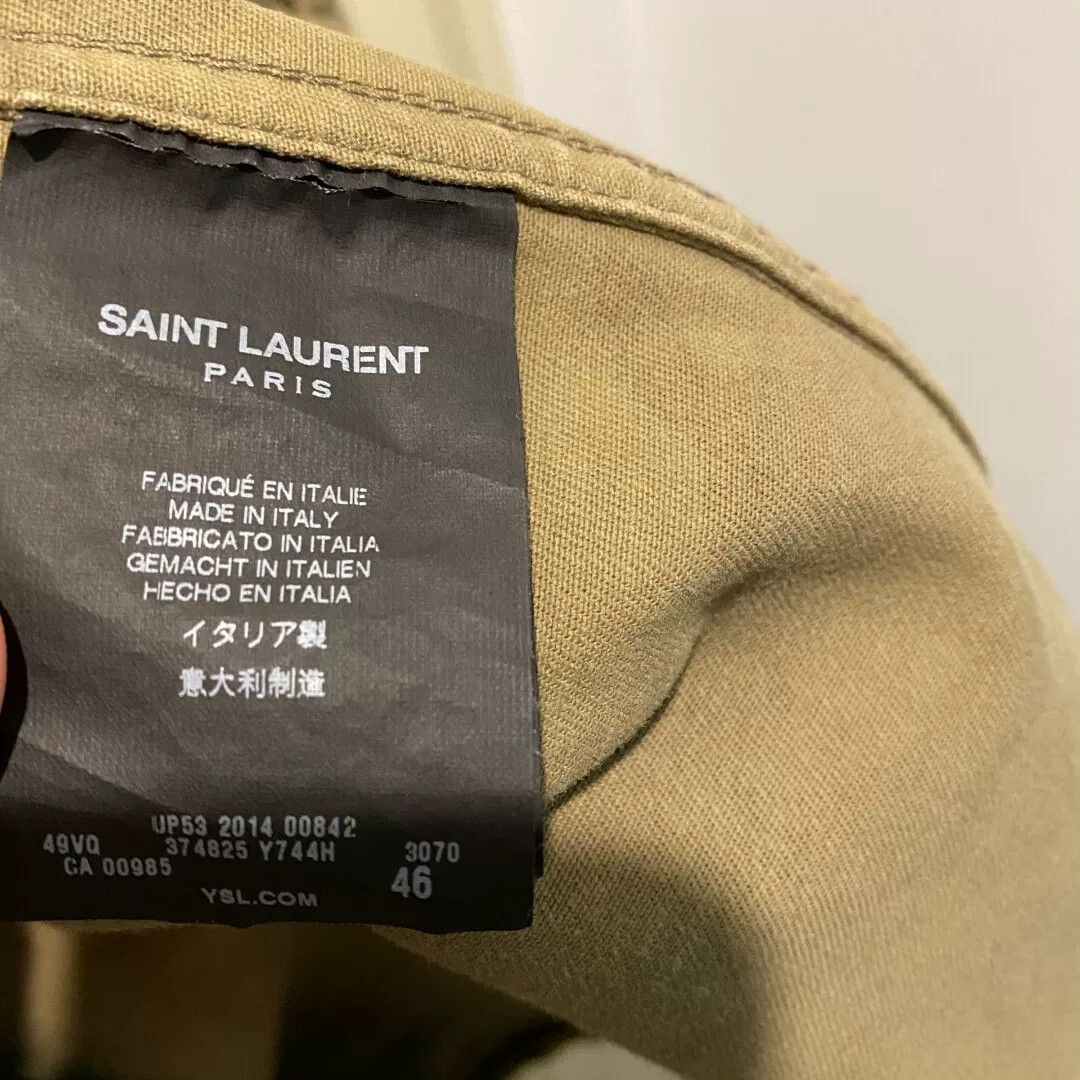 Saint Laurent Paris Saint Laurent Gold Trim Camouflage Jacket Size US S / EU 44-46 / 1 - 6 Thumbnail