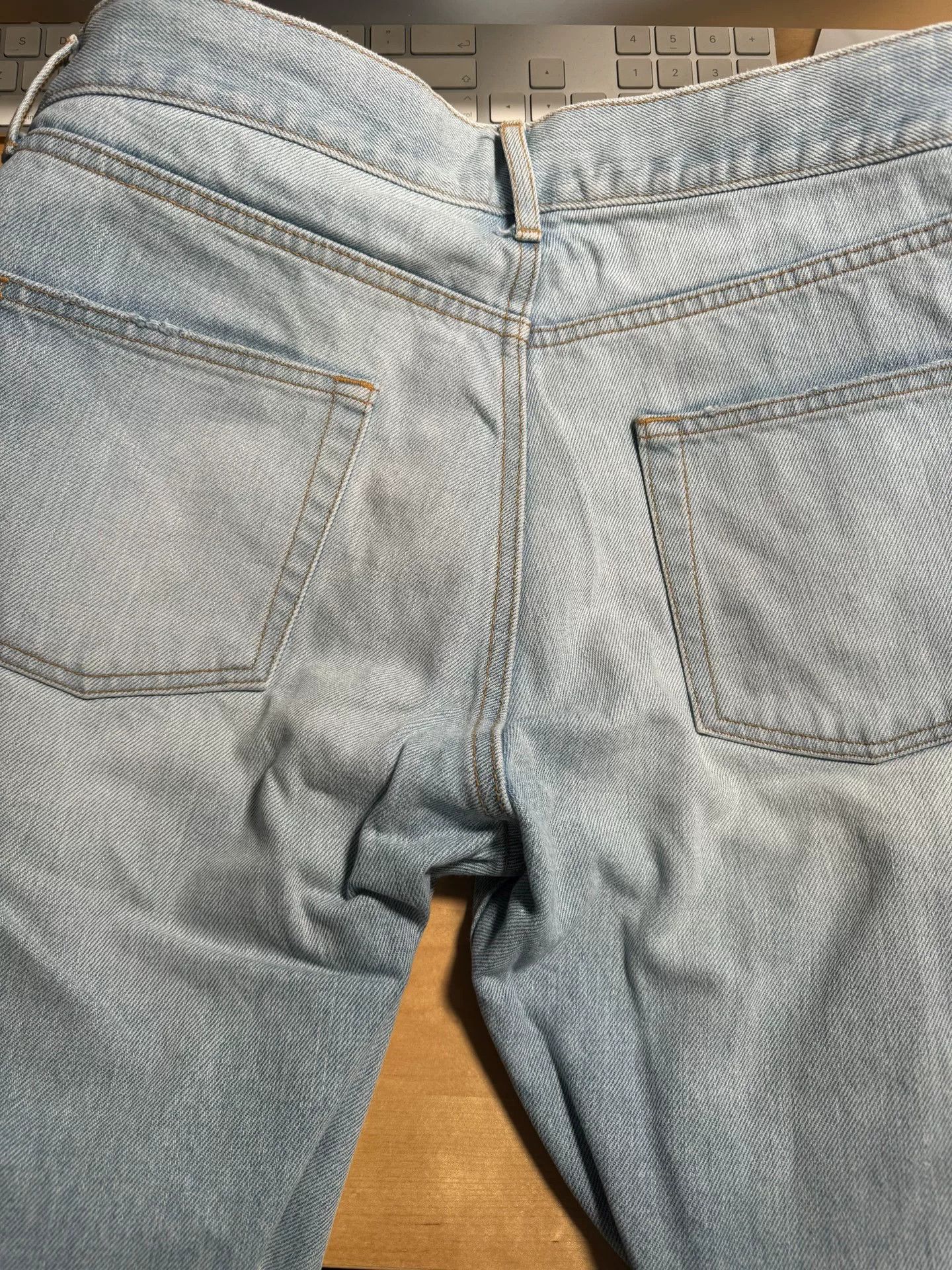 Saint Laurent Paris Saint Laurent Light Blue Jeans Size US 31 - 3 Thumbnail