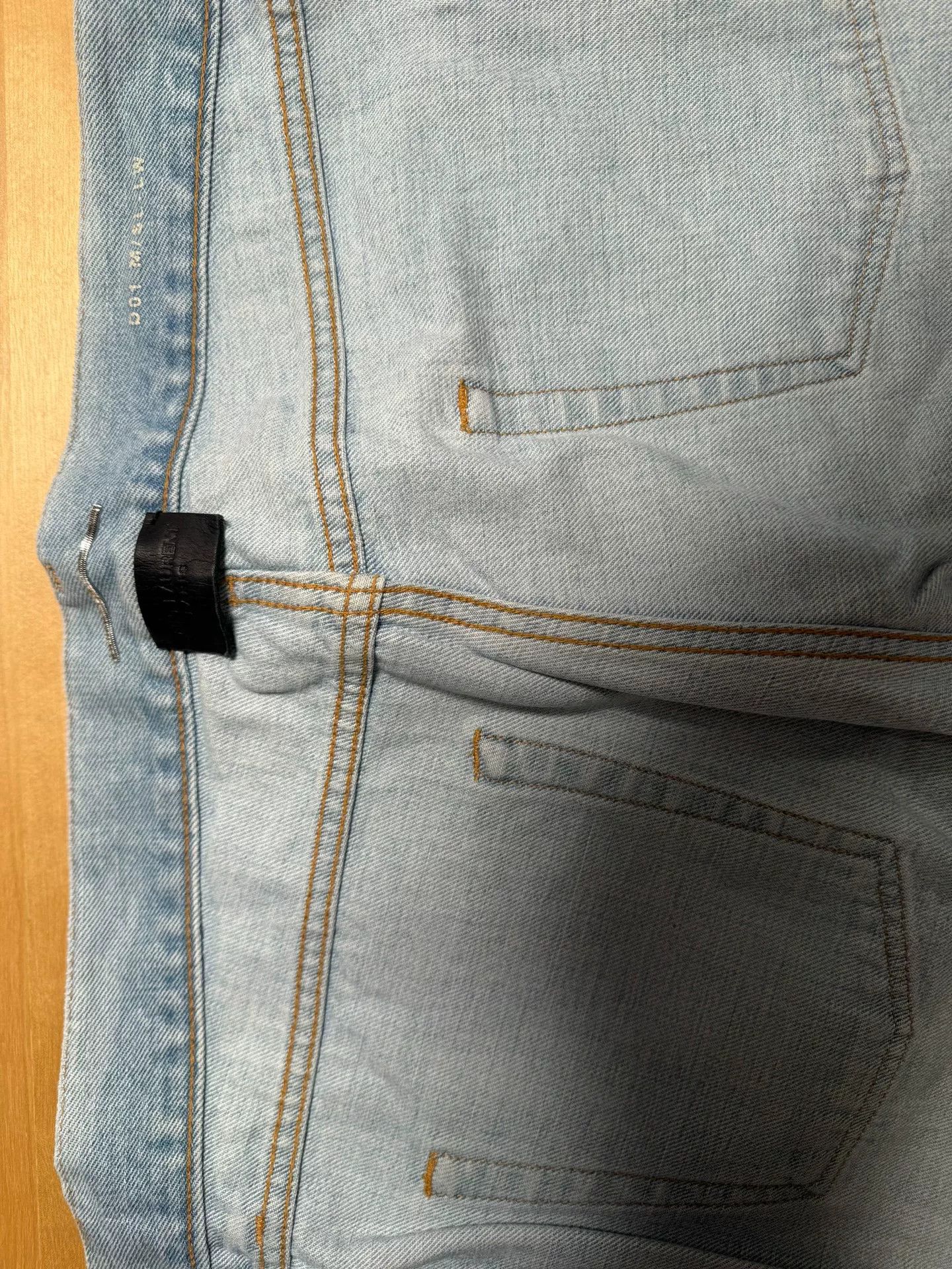 Saint Laurent Paris Saint Laurent Light Blue Jeans Size US 31 - 6 Thumbnail