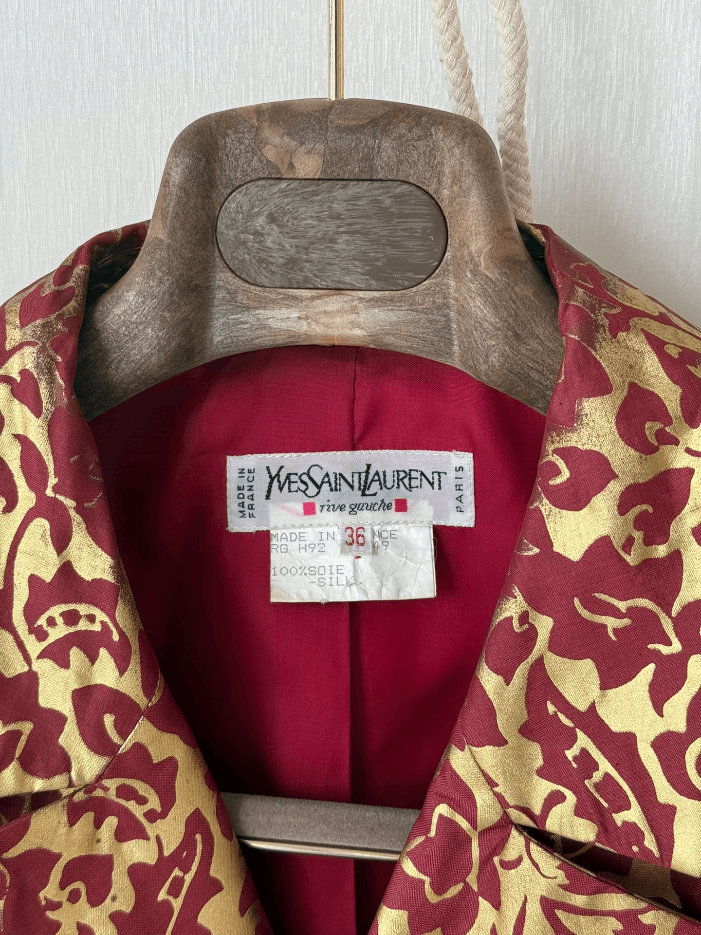 Yves Saint Laurent 90s Yves Saint Laurent Floral Jacket Size XS / US 0-2 / IT 36-38 - 8 Thumbnail