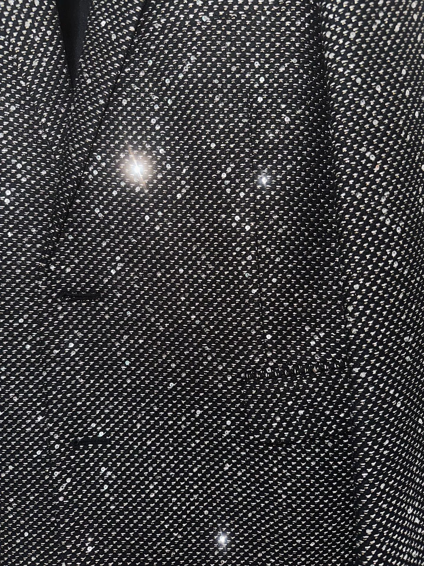 Yves Saint Laurent Saint Laurent YSL Sequined Blazer Size US M / EU 48-50 / 2 - 4 Thumbnail