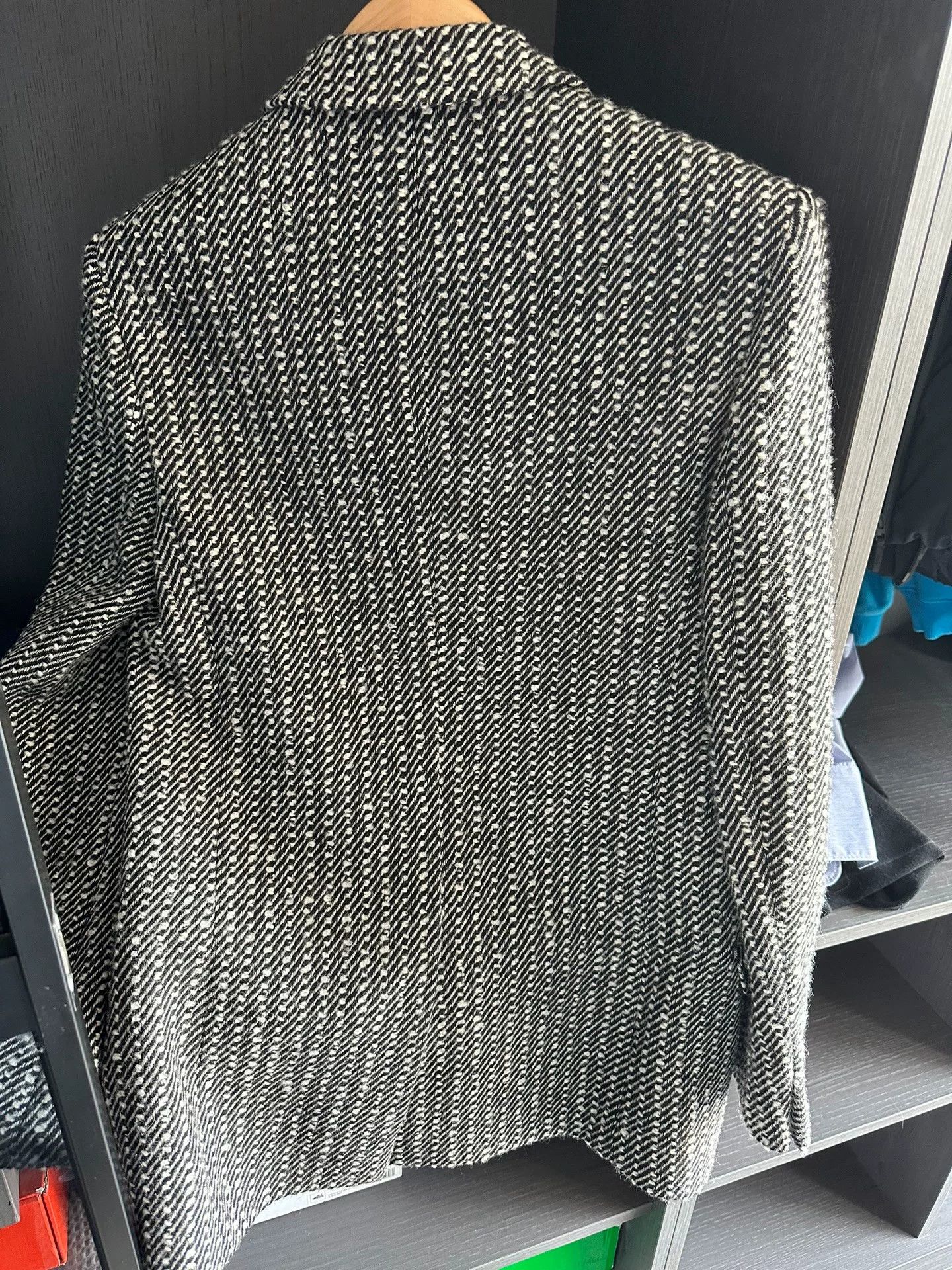 Saint Laurent Paris Saint Laurent Wool Herringbone Blazer Size US S / EU 44-46 / 1 - 4 Thumbnail