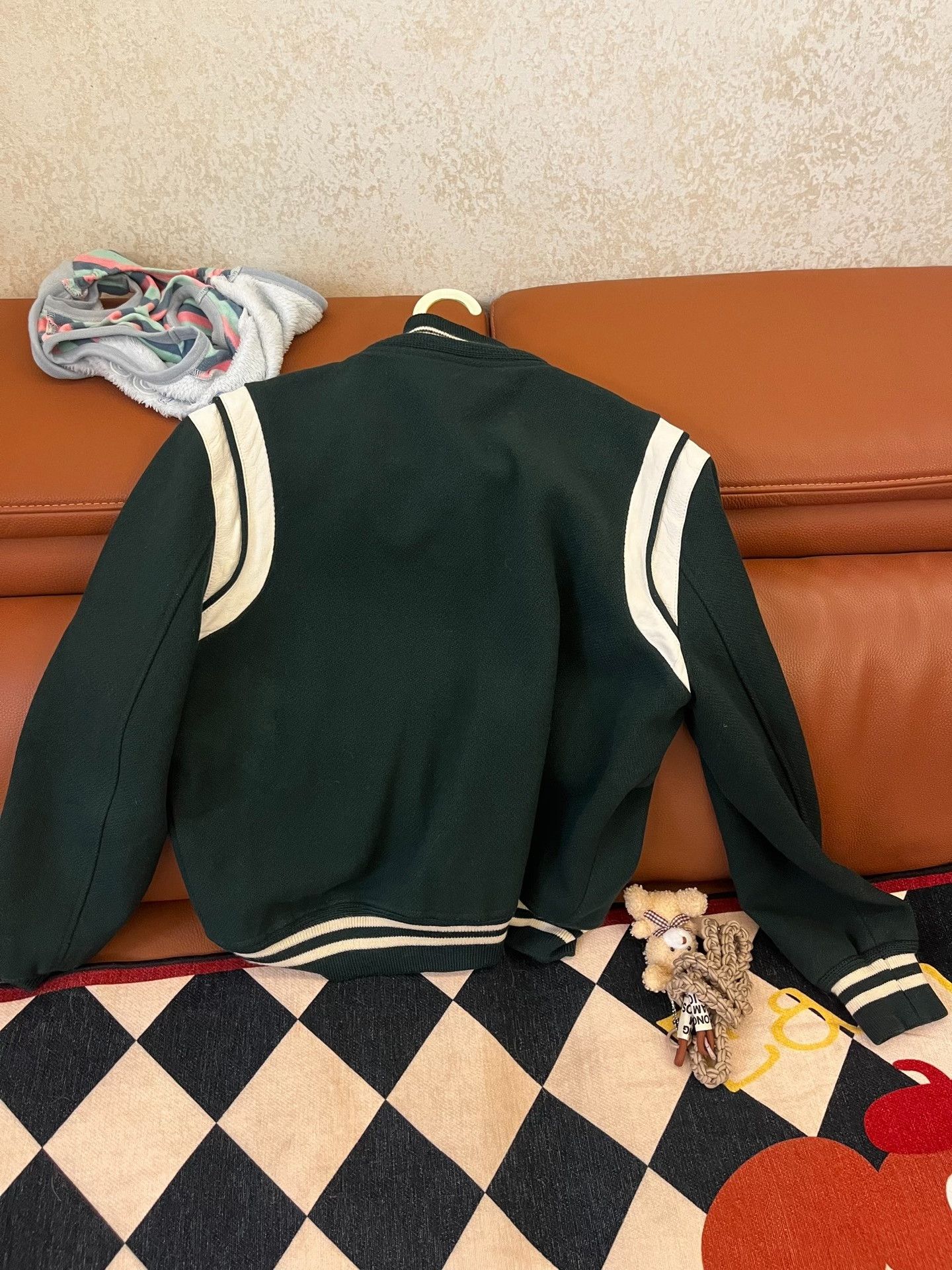 Saint Laurent Paris Saint Laurent Green Baseball Jacket 50 Size US M / EU 48-50 / 2 - 2 Thumbnail