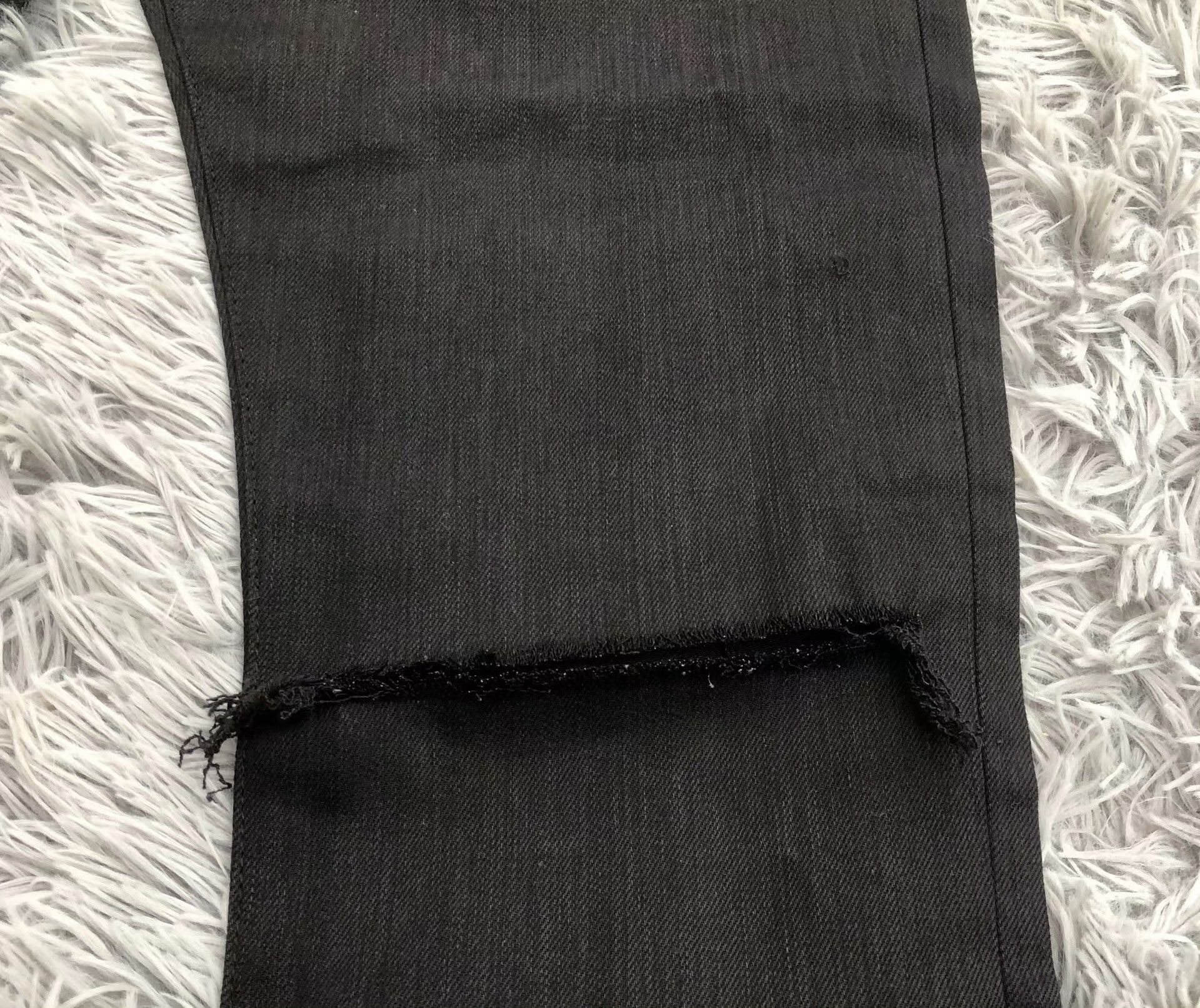 Hedi Slimane Saint Laurent 16FW Double Knee Ripped Jeans Size US 32 / EU 48 - 3 Thumbnail