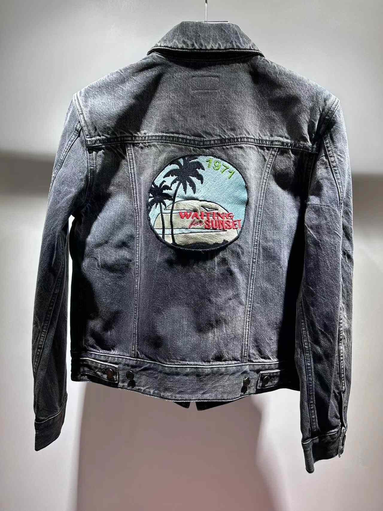 Saint Laurent Paris Saint Laurent FW21 Black Denim Jacket Size US M / EU 48-50 / 2 - 4 Thumbnail