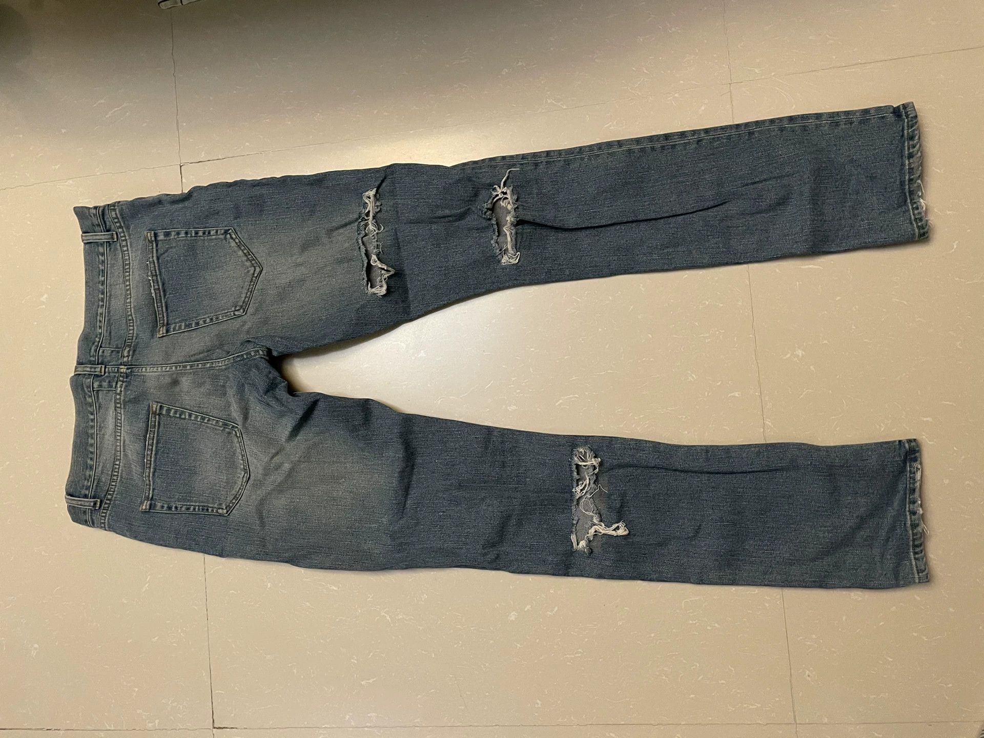 Saint Laurent Paris Saint Laurent SLP D02 Ripped Jeans W34 Size US 34 / EU 50 - 2 Thumbnail