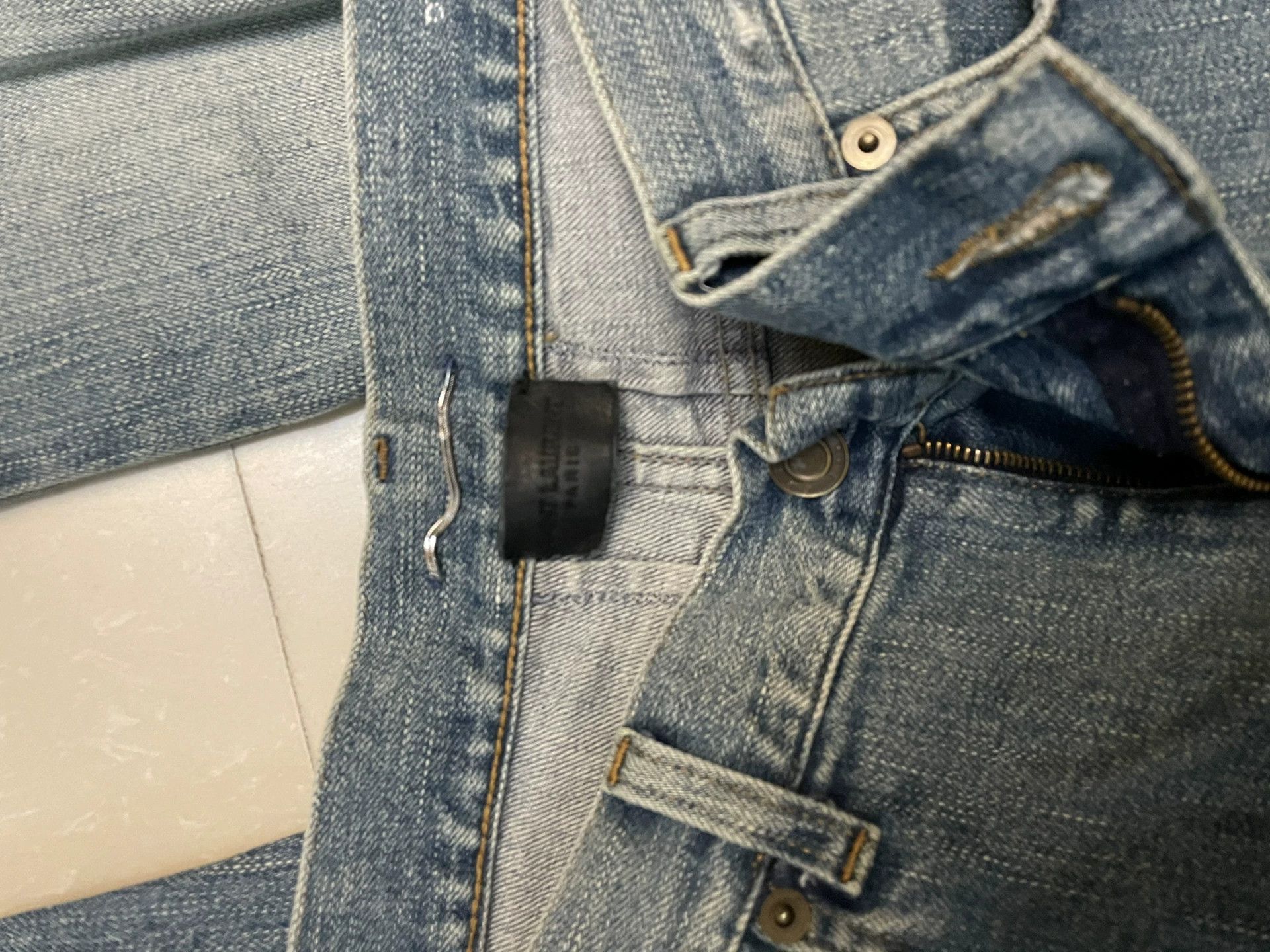 Saint Laurent Paris Saint Laurent SLP D02 Ripped Jeans W34 Size US 34 / EU 50 - 3 Thumbnail