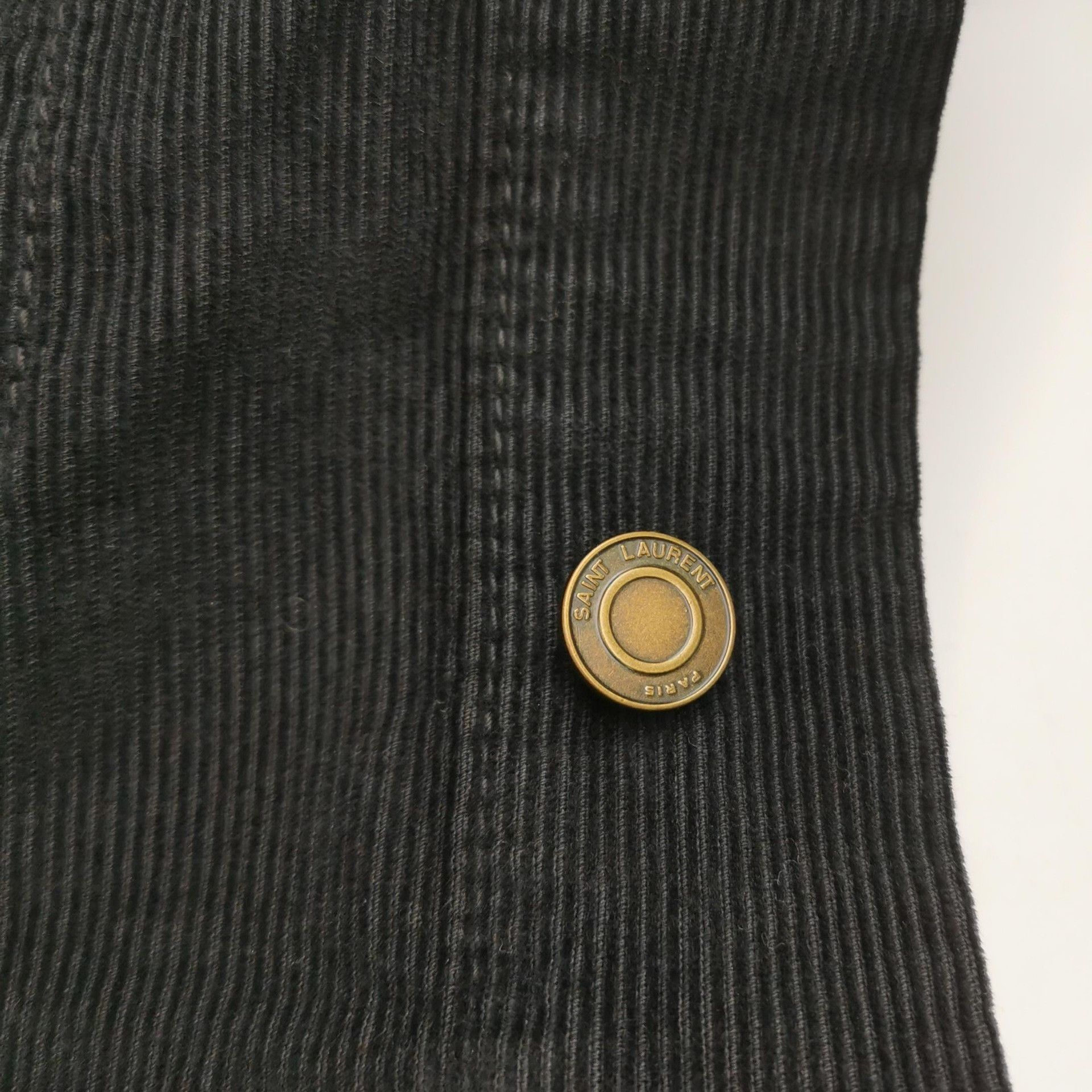 Saint Laurent Paris Saint Laurent Black Corduroy Jacket Size US S / EU 44-46 / 1 - 3 Thumbnail