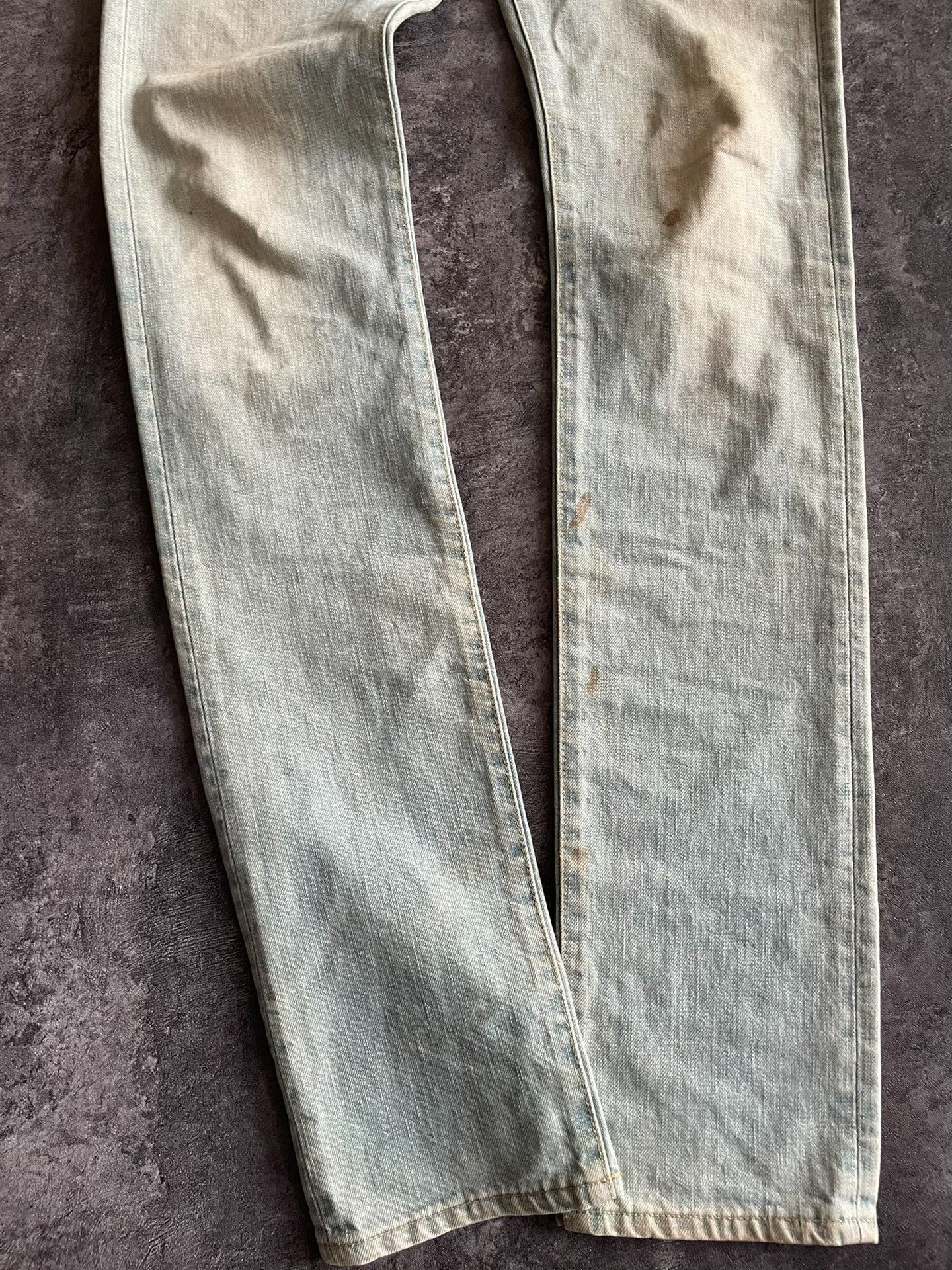 Hedi Slimane Saint Laurent Light Blue Denim Jeans Size US 28 / EU 44 - 4 Thumbnail