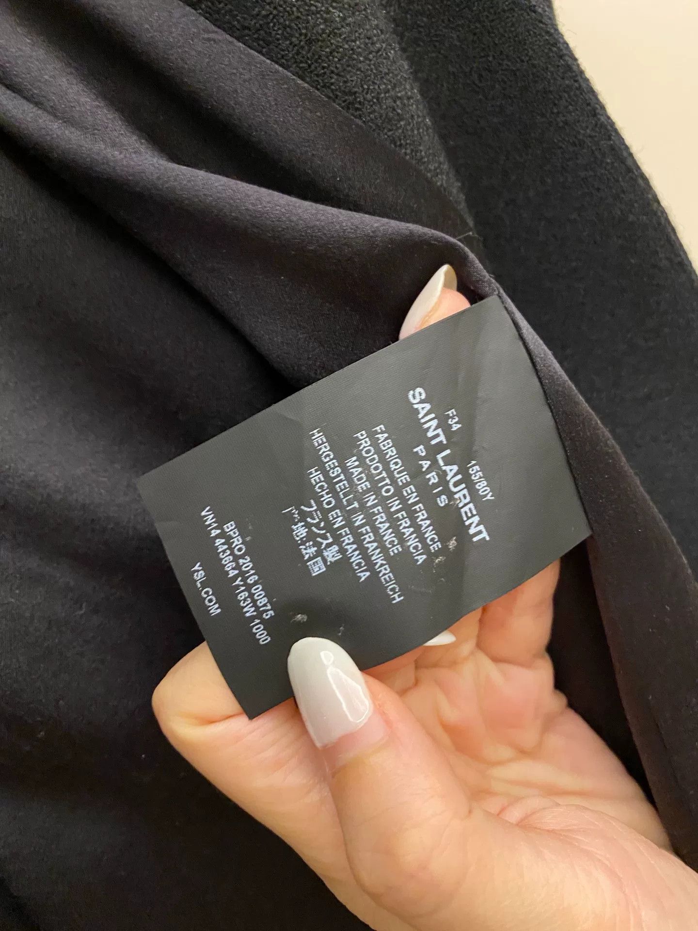 Saint Laurent Paris Saint Laurent Black Structured Cropped Blazer Size XXS / US 00 / IT 34 - 3 Thumbnail
