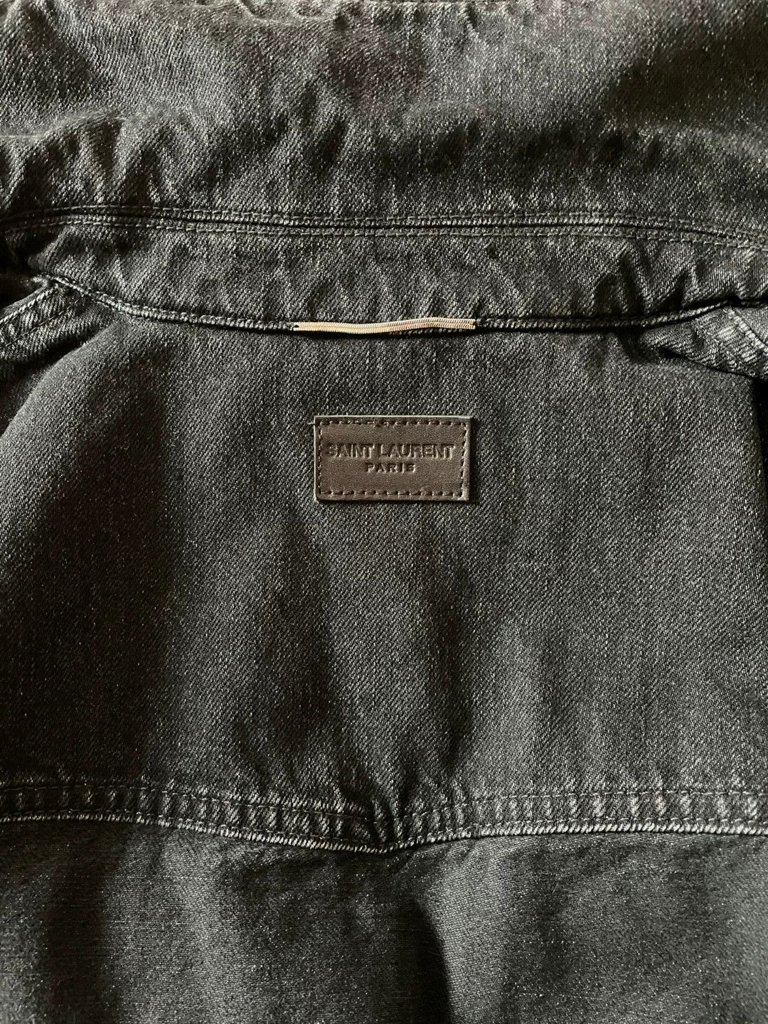 Saint Laurent Paris Saint Laurent Dark Blue Denim Jacket Size US M / EU 48-50 / 2 - 8 Thumbnail