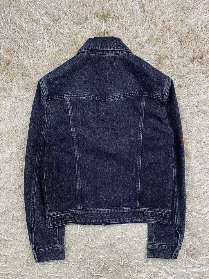 Saint Laurent Paris Saint Laurent Dark Blue Denim Jacket Size US M / EU 48-50 / 2 - 2 Thumbnail