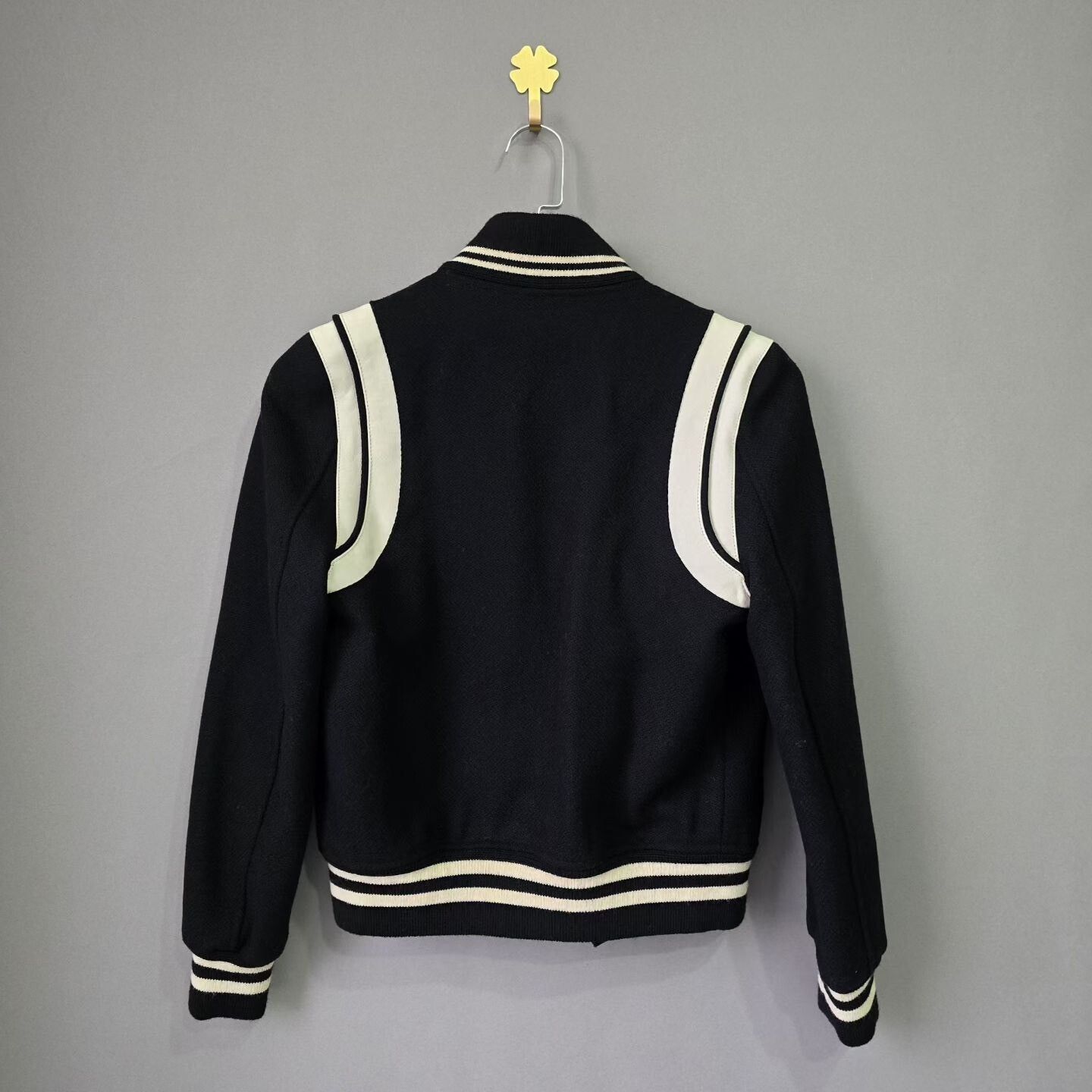 Saint Laurent Paris Saint Laurent Teddy Varsity Jacket Women's Size XS / US 0-2 / IT 36-38 - 2 Thumbnail