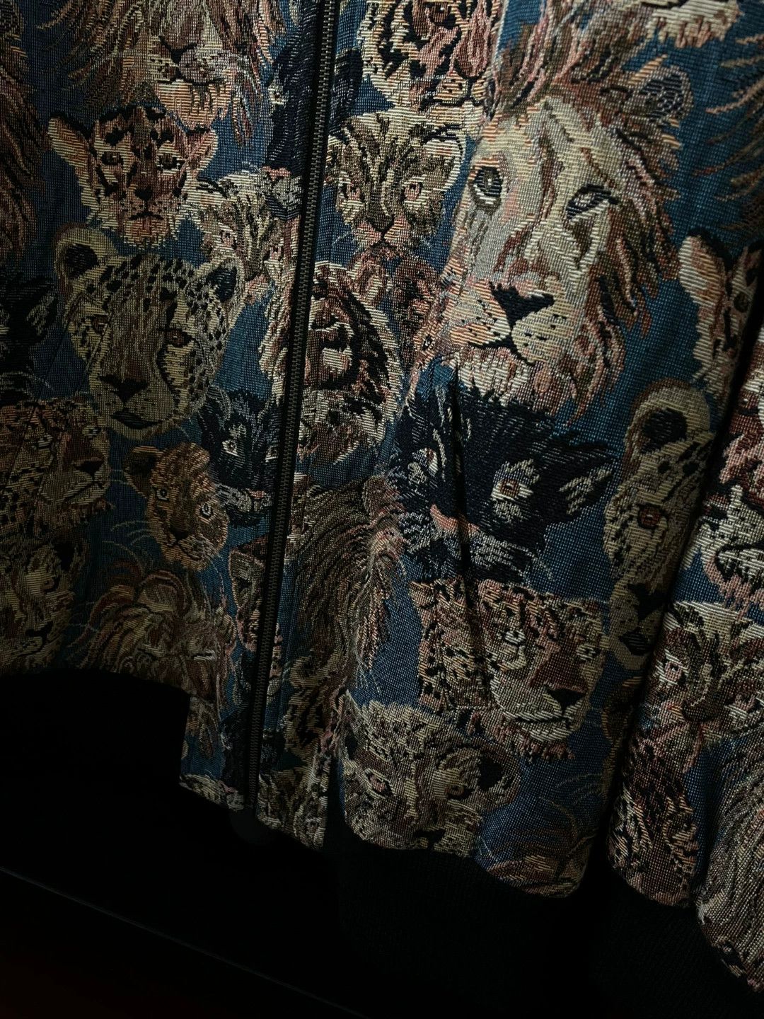 Hedi Slimane Saint Laurent 2016 Animal Head Bomber Jacket Size US S / EU 44-46 / 1 - 5 Thumbnail