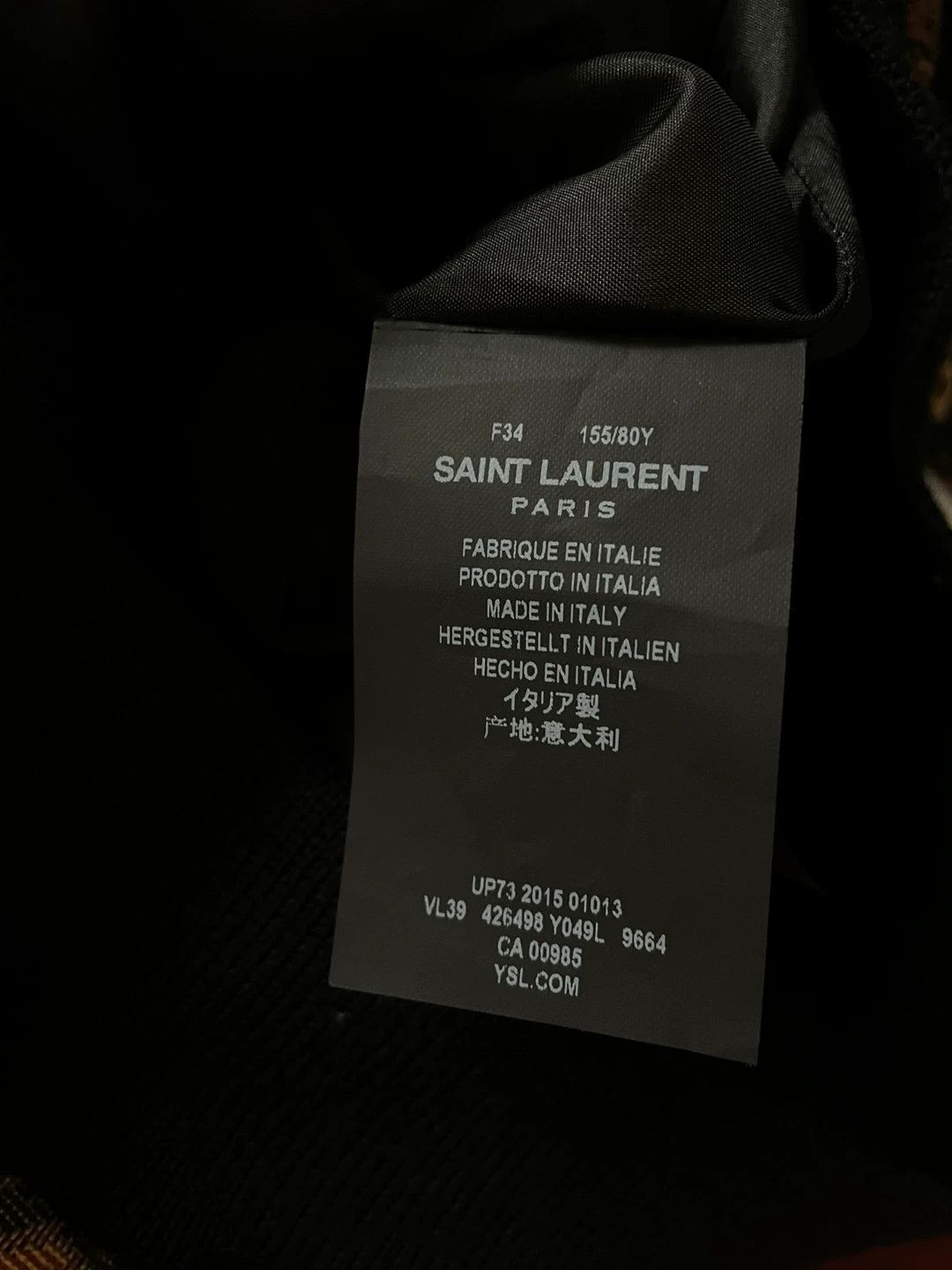 Hedi Slimane Saint Laurent 2016 Animal Head Bomber Jacket Size US S / EU 44-46 / 1 - 7 Thumbnail