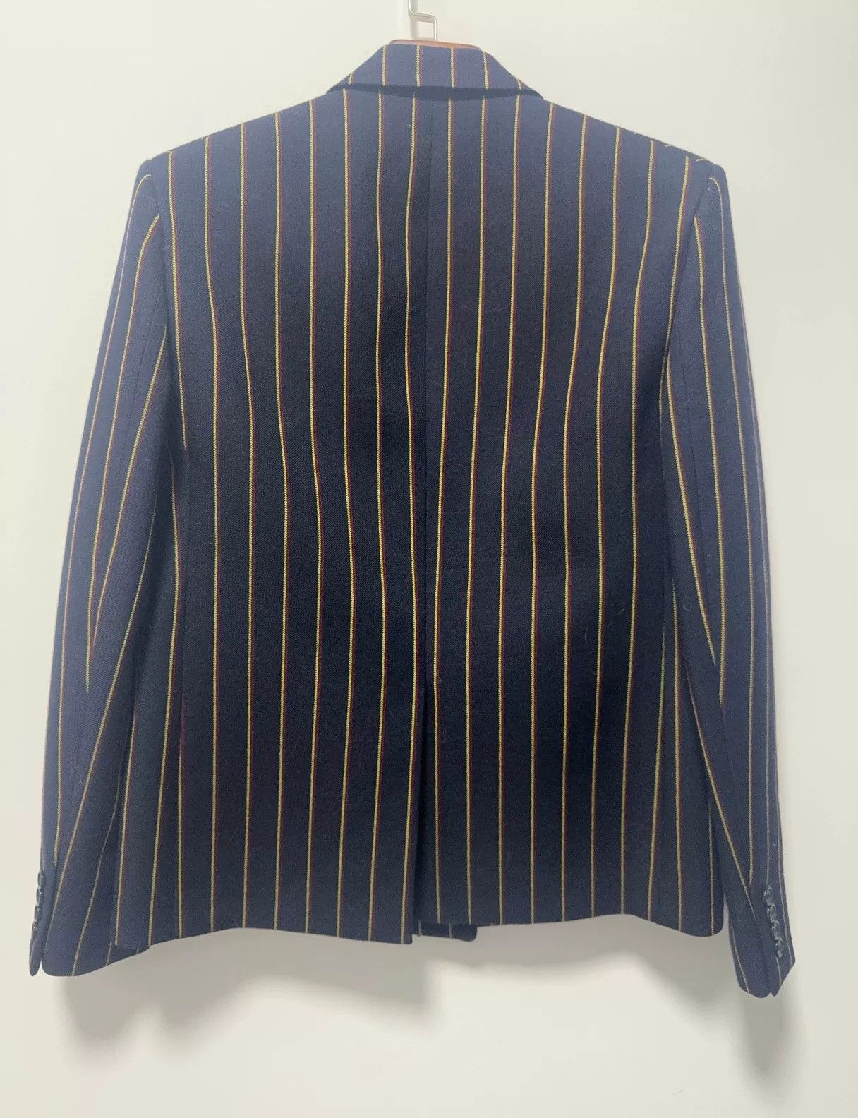 Saint Laurent Paris Saint Laurent Striped Double-Breasted Blazer Size US M / EU 48-50 / 2 - 2 Thumbnail
