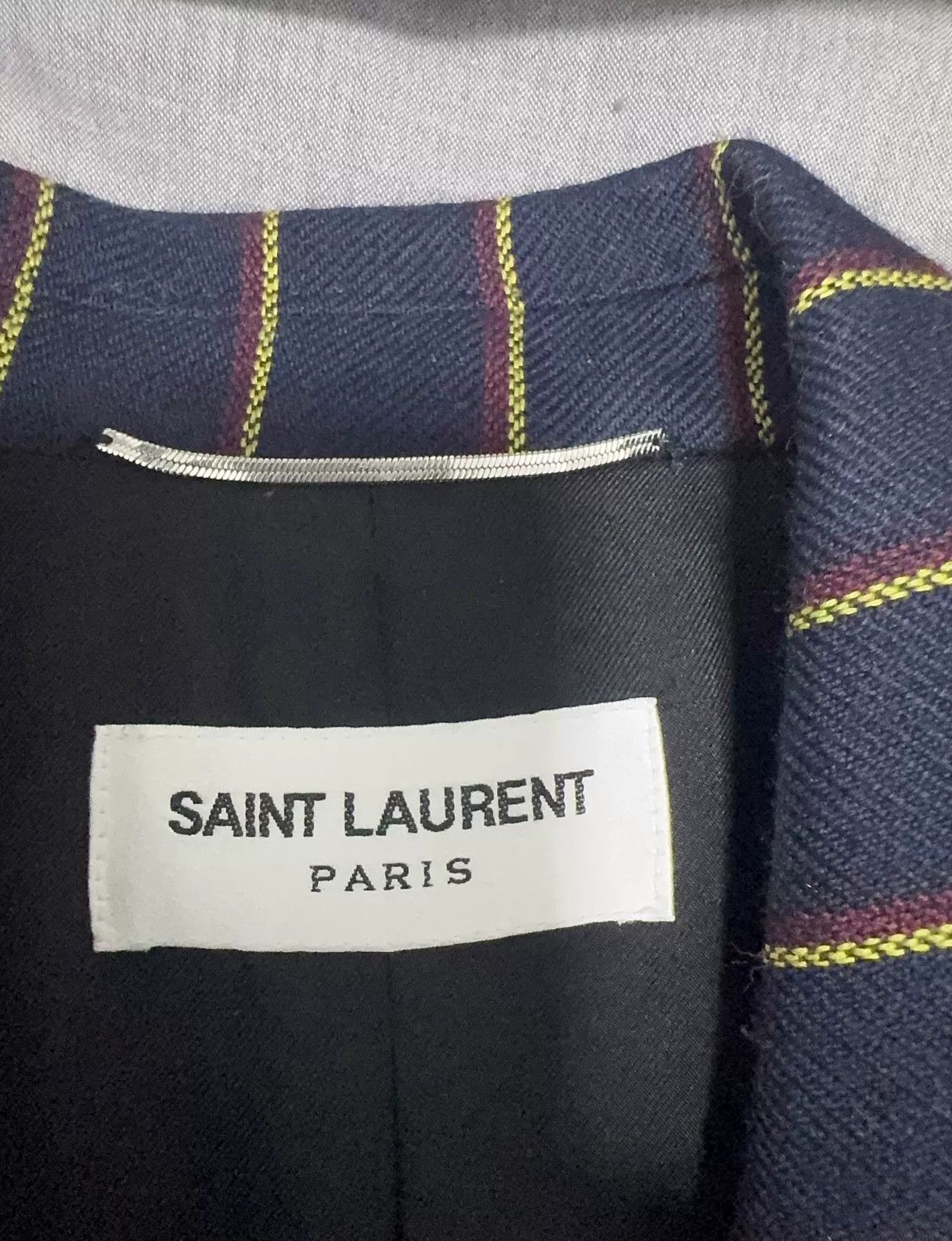 Saint Laurent Paris Saint Laurent Striped Double-Breasted Blazer Size US M / EU 48-50 / 2 - 3 Thumbnail