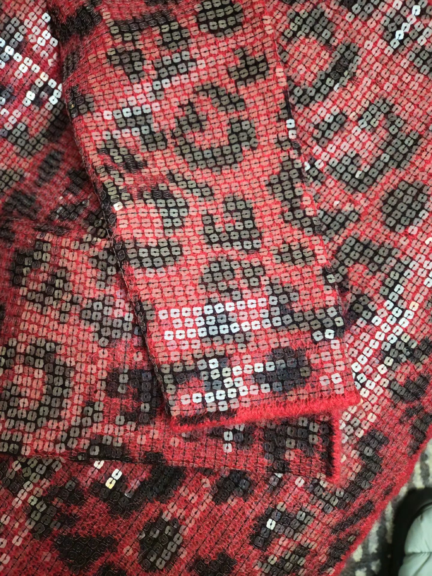 Hedi Slimane Saint Laurent 2013FW Leopard Sequined Sweater Size US S / EU 44-46 / 1 - 4 Thumbnail