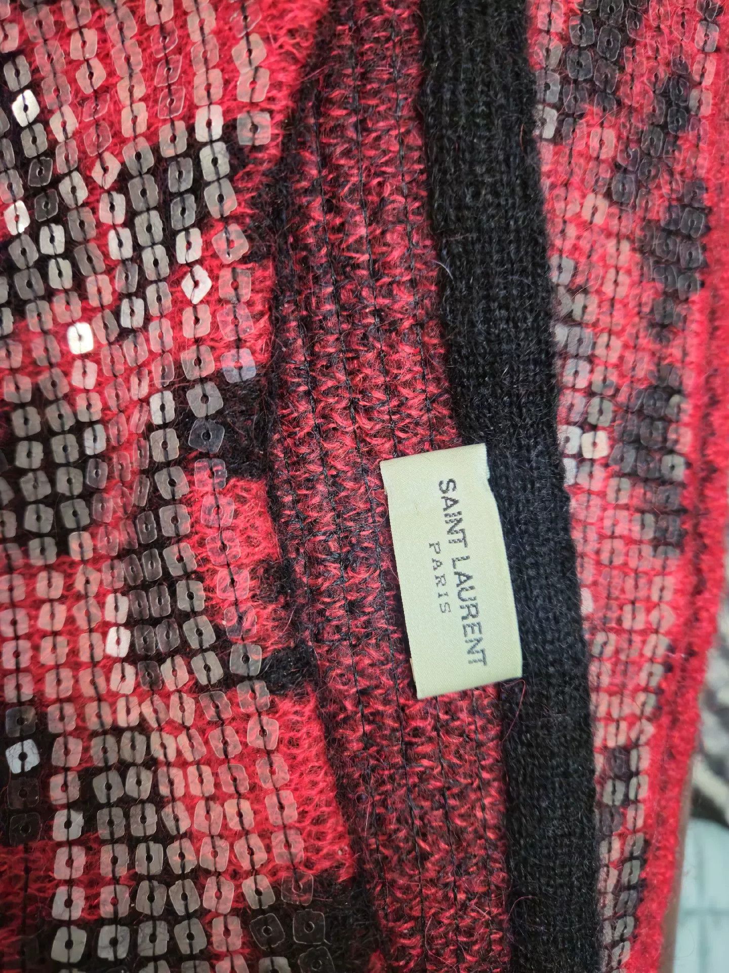 Hedi Slimane Saint Laurent 2013FW Leopard Sequined Sweater Size US S / EU 44-46 / 1 - 5 Thumbnail
