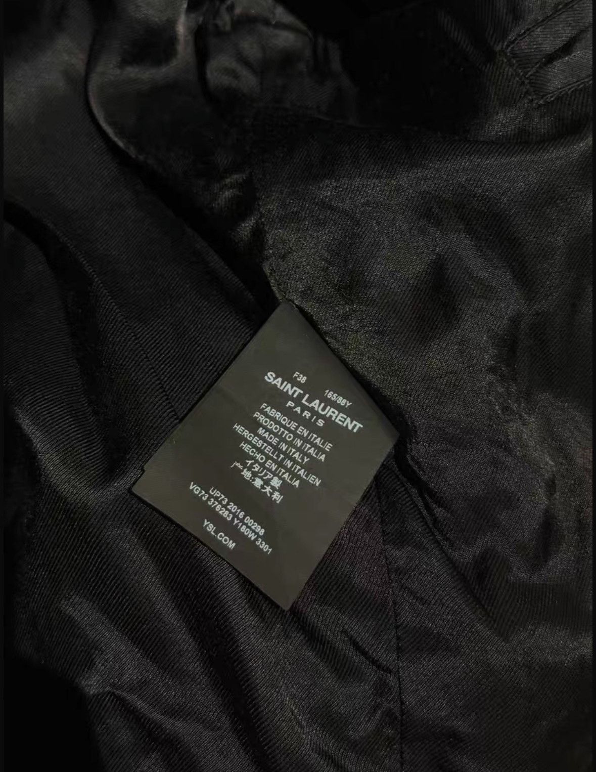 Saint Laurent Paris Saint Laurent Green Varsity Jacket Size US M / EU 48-50 / 2 - 2 Thumbnail