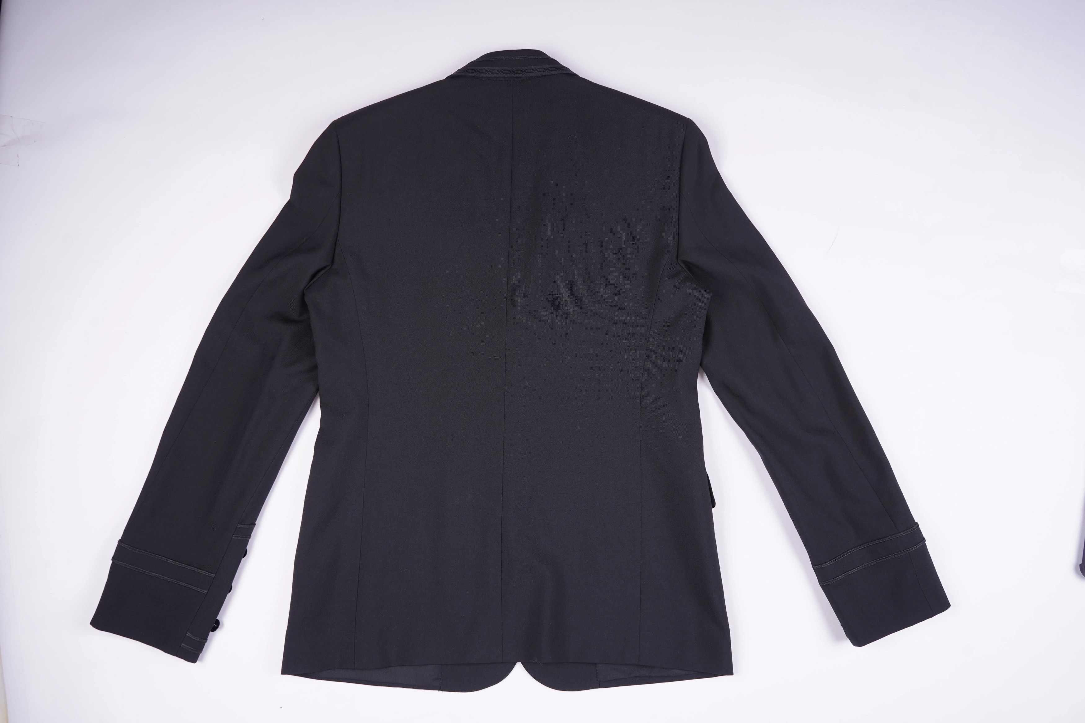 Saint Laurent Paris Saint Laurent Black Three-Button Blazer Size US M / EU 48-50 / 2 - 2 Thumbnail