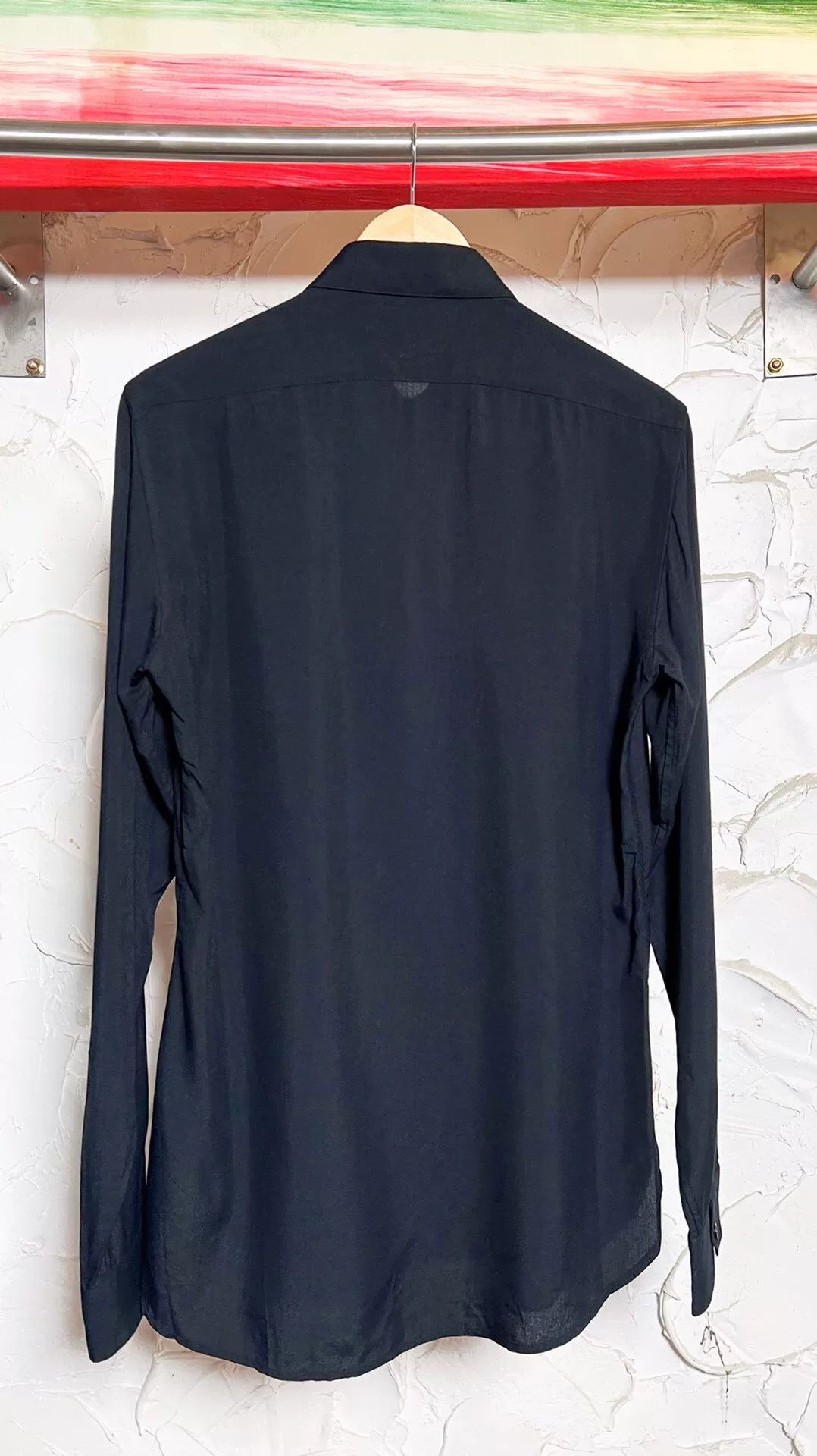 Saint Laurent Paris Saint Laurent 14FW Fringe Rhinestone Shirt Size US XXS / EU 40 - 2 Thumbnail