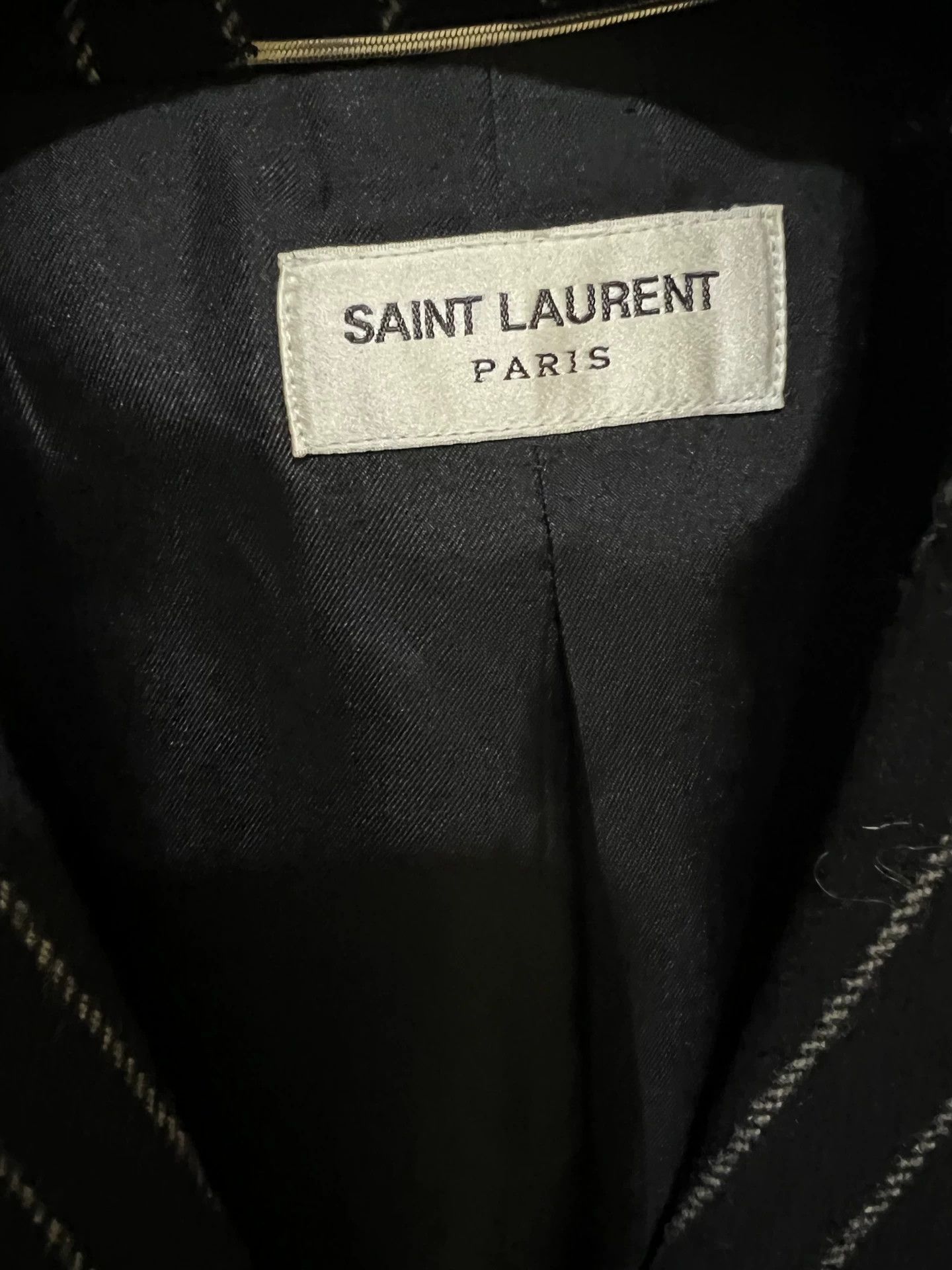Saint Laurent Paris Saint Laurent Paris Pinstripe Blazer Size US S / EU 44-46 / 1 - 3 Thumbnail